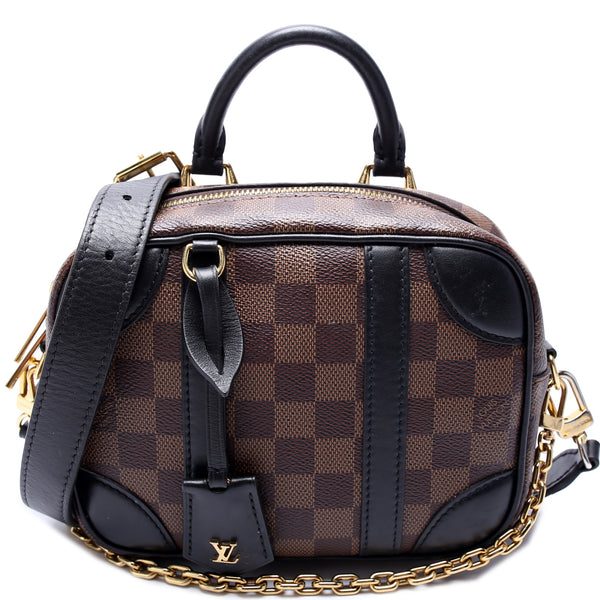 Louis Vuitton LV Valisette Souple BB Brown Cloth ref.1012433