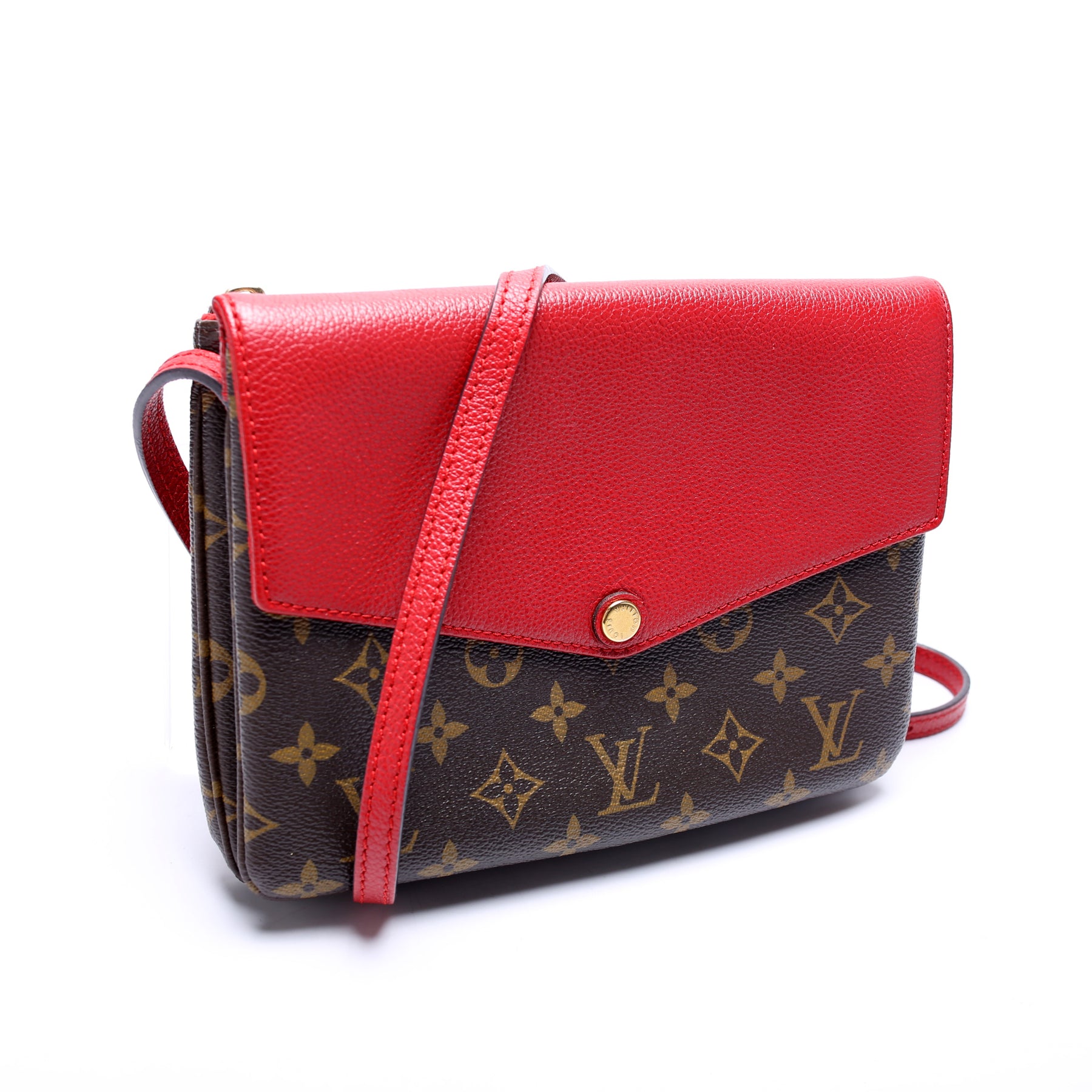 Pochette Twice Monogram – Keeks Designer Handbags
