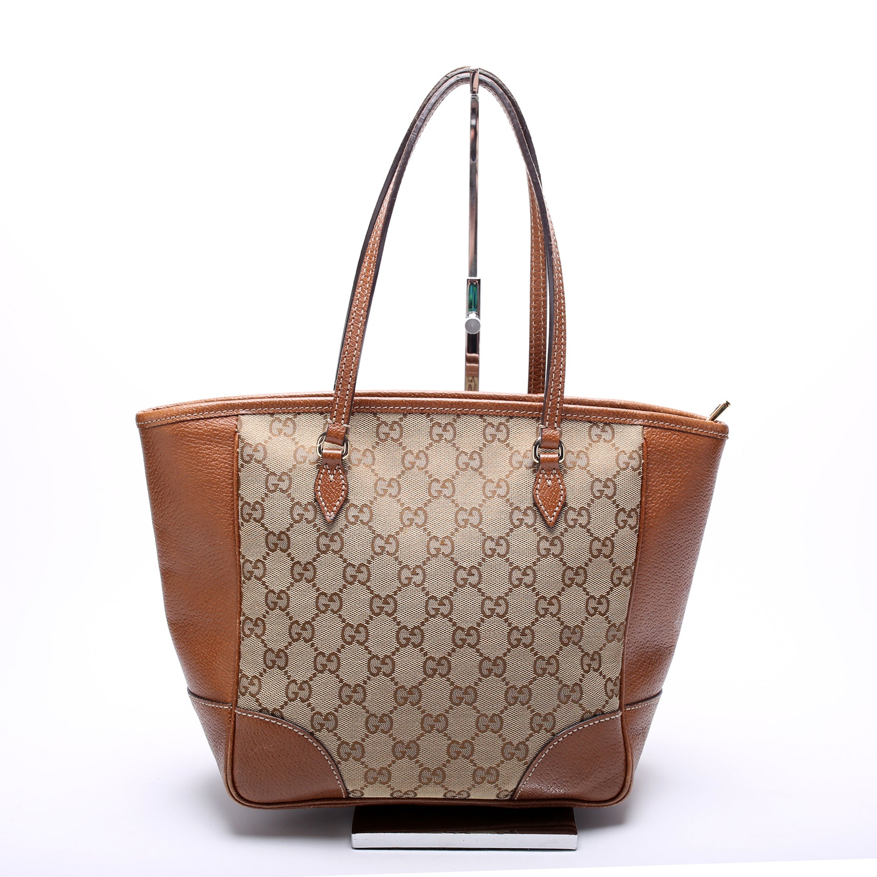 Gucci Bree Small GG Canvas Tote Bag, Brown
