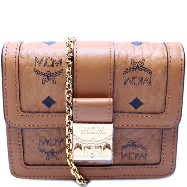 Women's Tracy Chain Mini Crossbody Bag In Visetos by Mcm