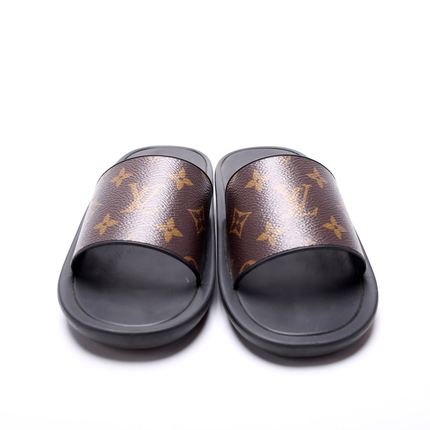 Louis Vuitton, Shoes, Louis Vuitton Monogram Sunbath Flat Mule Sandals