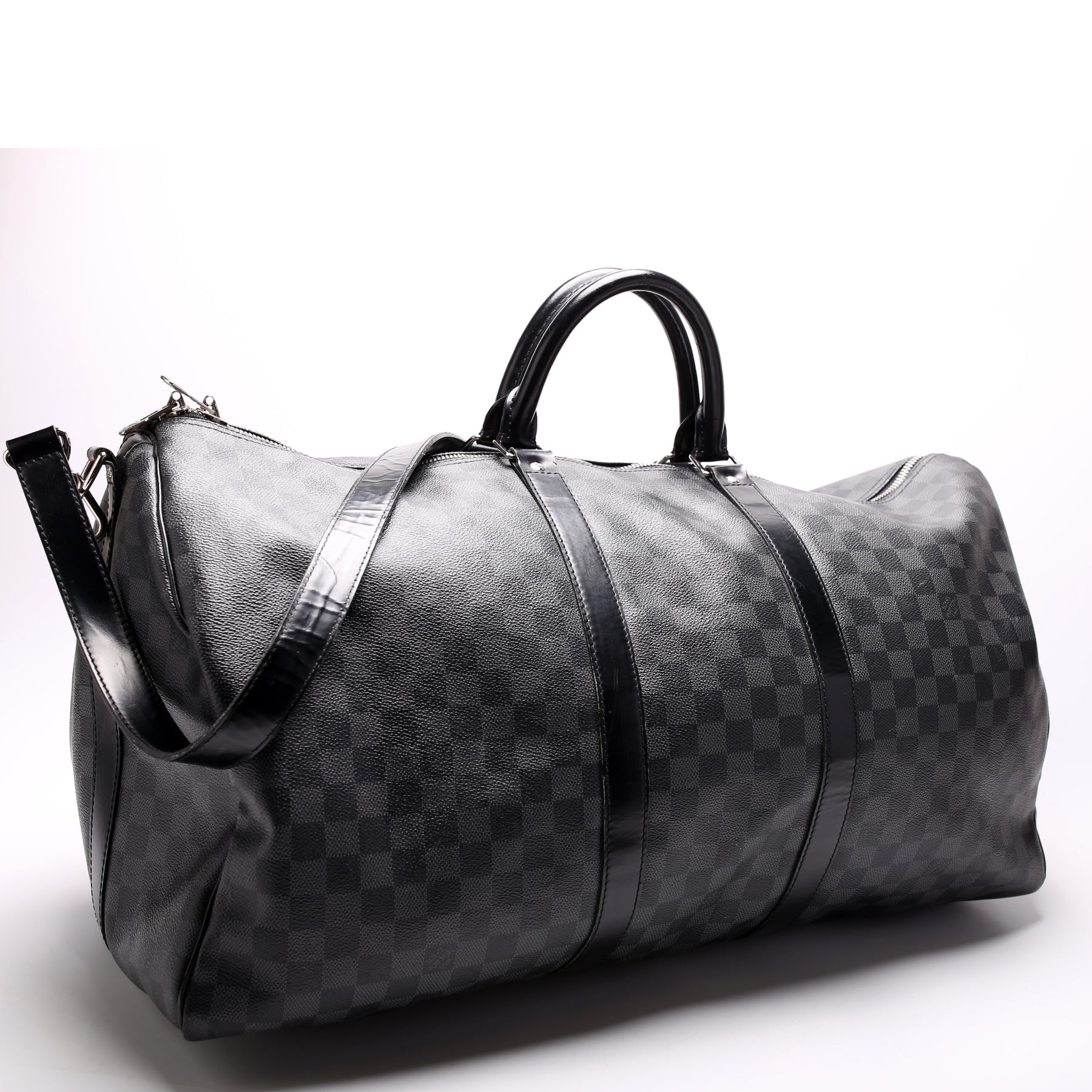 Louis Vuitton Keepall Bandouliere Damier Graphite 55 Black/Graphite