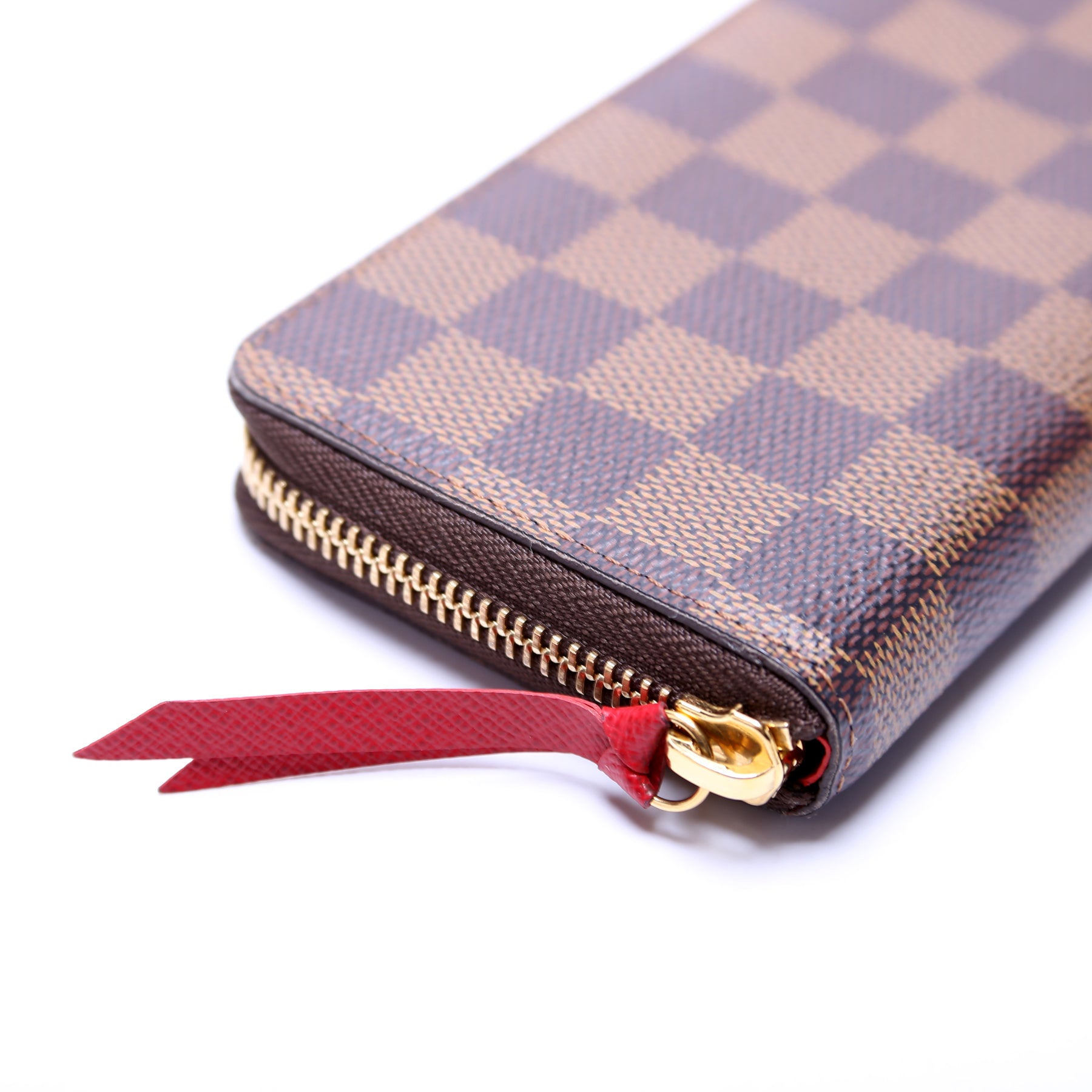 Louis Vuitton Damier Ebene Pattern Coated Canvas Clemence Wallet - Brown  Wallets, Accessories - LOU788727