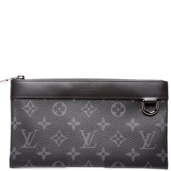 Louis Vuitton Discovery Pochette PM Monogram Eclipse Canvas reveal and  review 