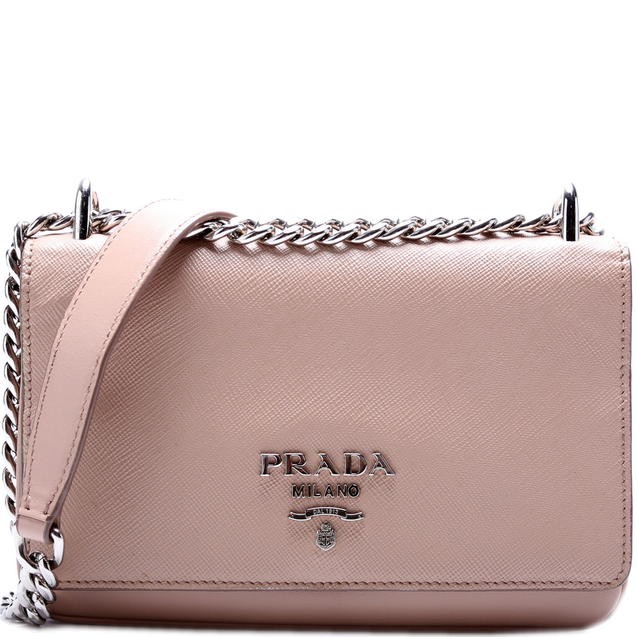 Prada, Bags, Prada Saffiano Soft Calf Shoulder Chain Bag