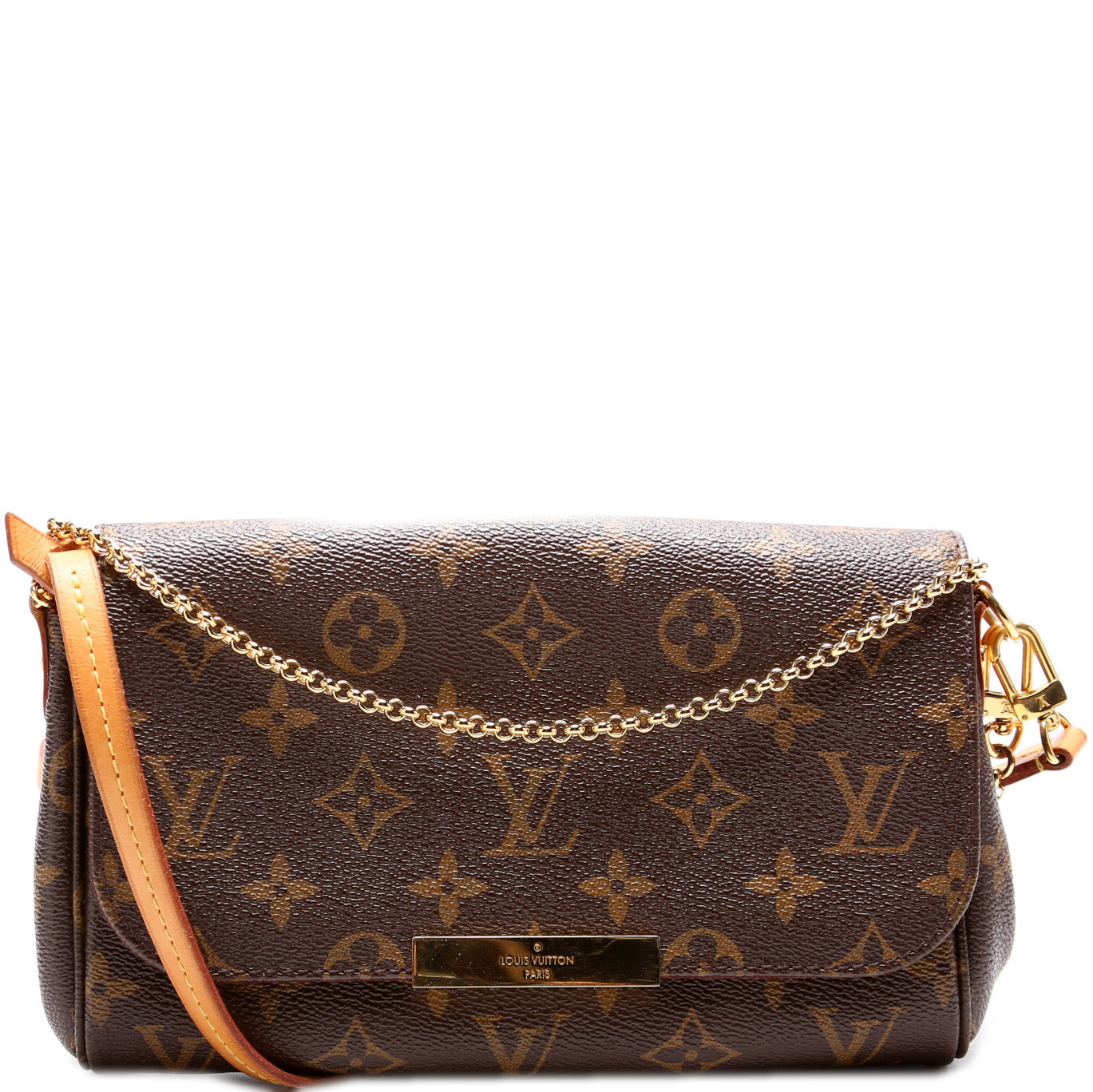 LV Louis Vuitton Favorite MM Monogram Crossbody Handbag Clutch