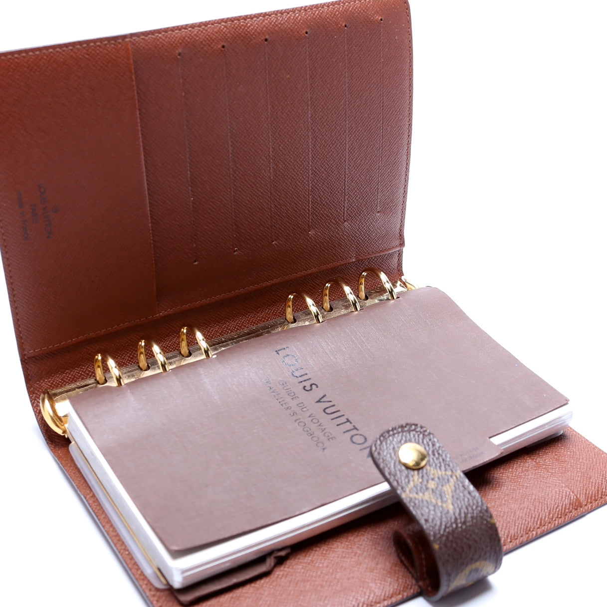 Agenda Medium Ring Monogram – Keeks Designer Handbags