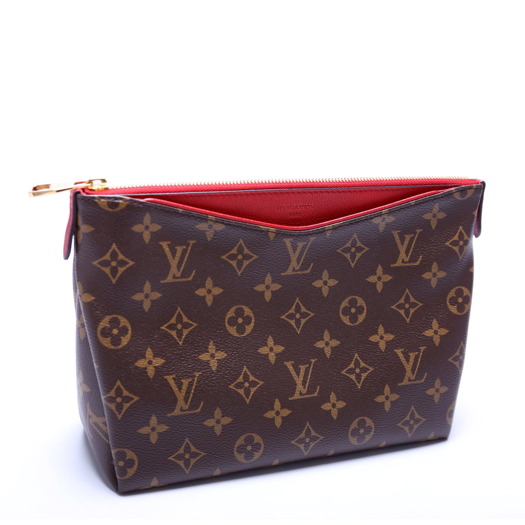 Pre-owned Red Monogram Canvas Pallas Beauty Case