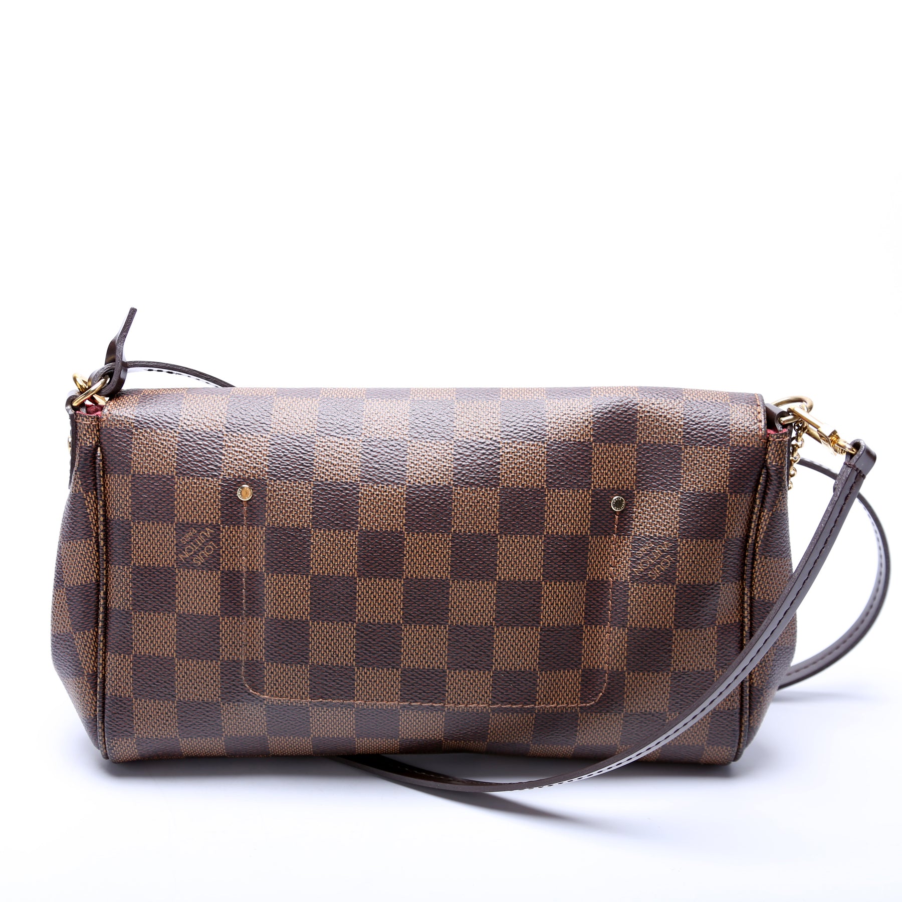 Pre-owned Louis Vuitton 2016 Monogram Favorite Mm Shoulder Bag In Brown
