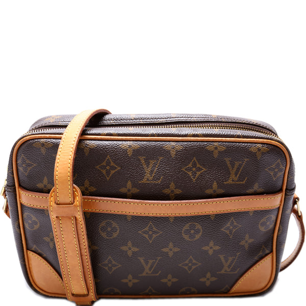 Louis+Vuitton+Trocadero+27+Shoulder+Bag+Brown+Leather for sale online