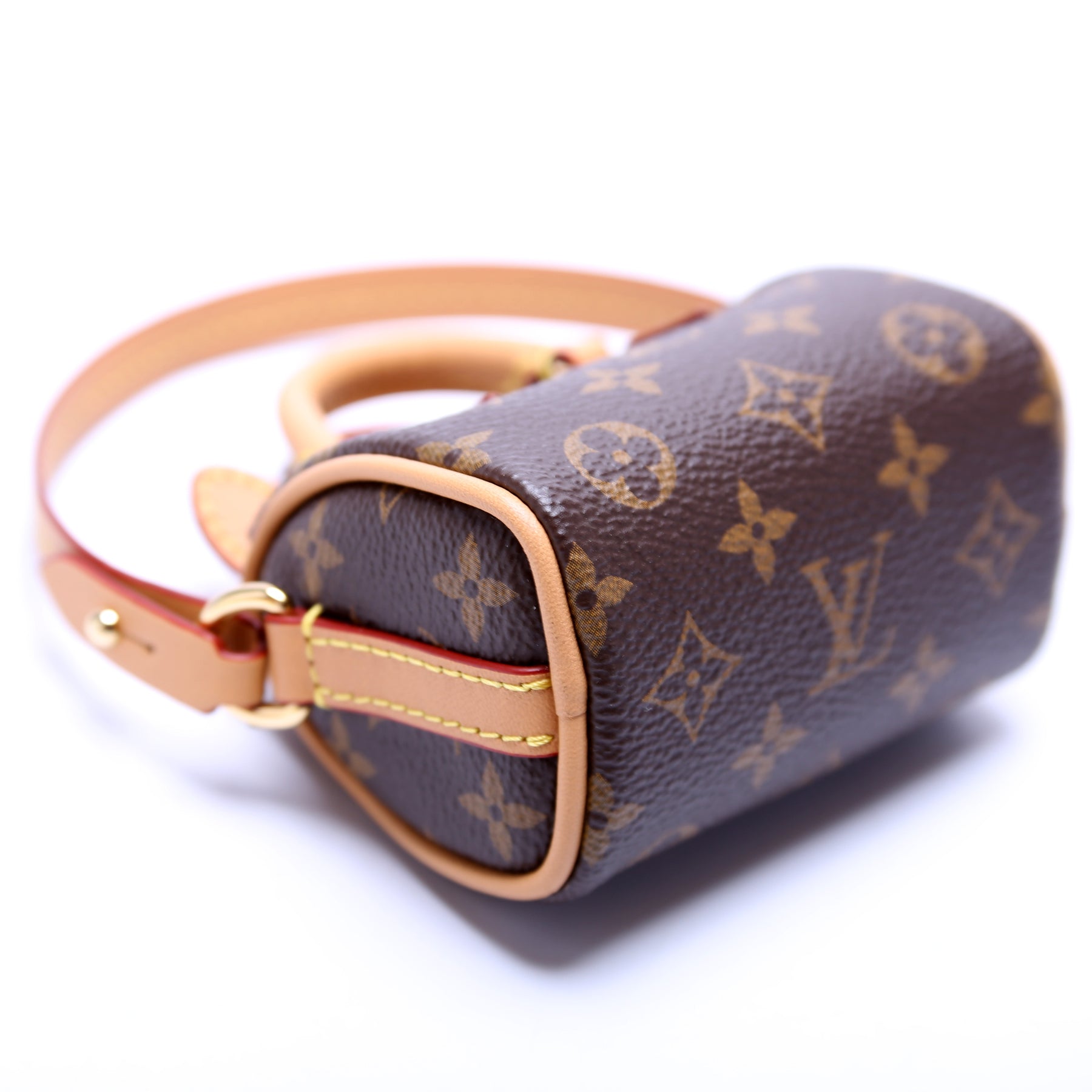 Micro Speedy Monogram Bag Charm – Keeks Designer Handbags