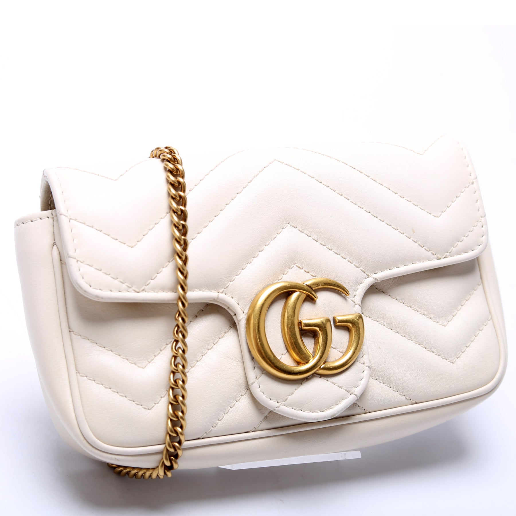 GUCCI GG Marmont Super Mini Bag Chain SHOULDER BAG 476433 #RC056
