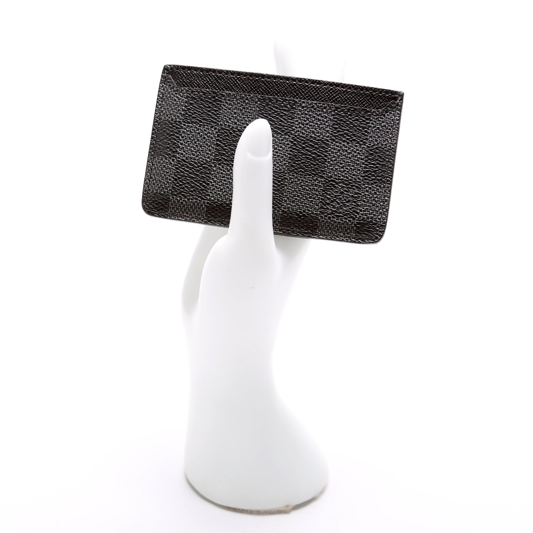 Louis Vuitton Black Damier Graphite Canvas Neo Porte Cartes Card Holder