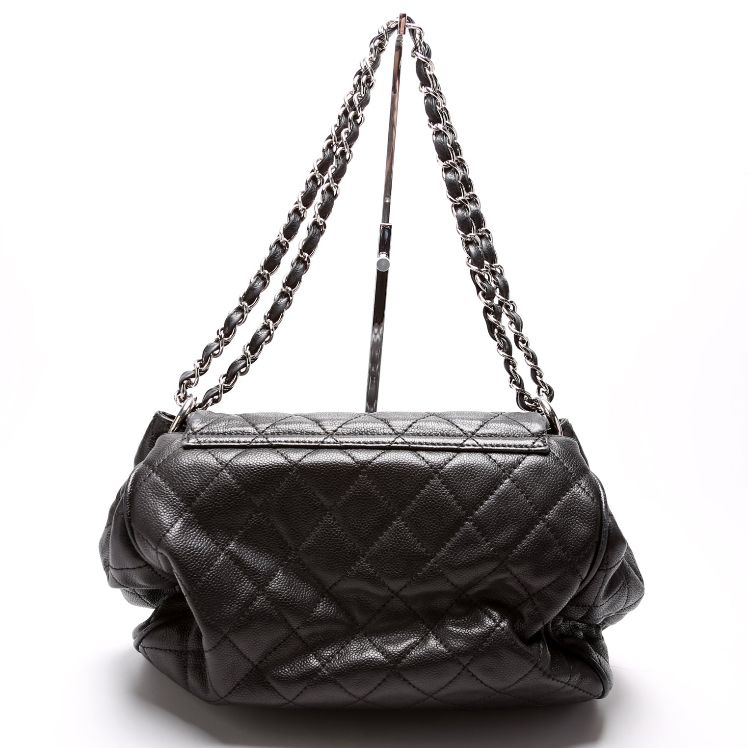 Timeless CC Accordion Flap Bag Quilted Caviar – Keeks Designer