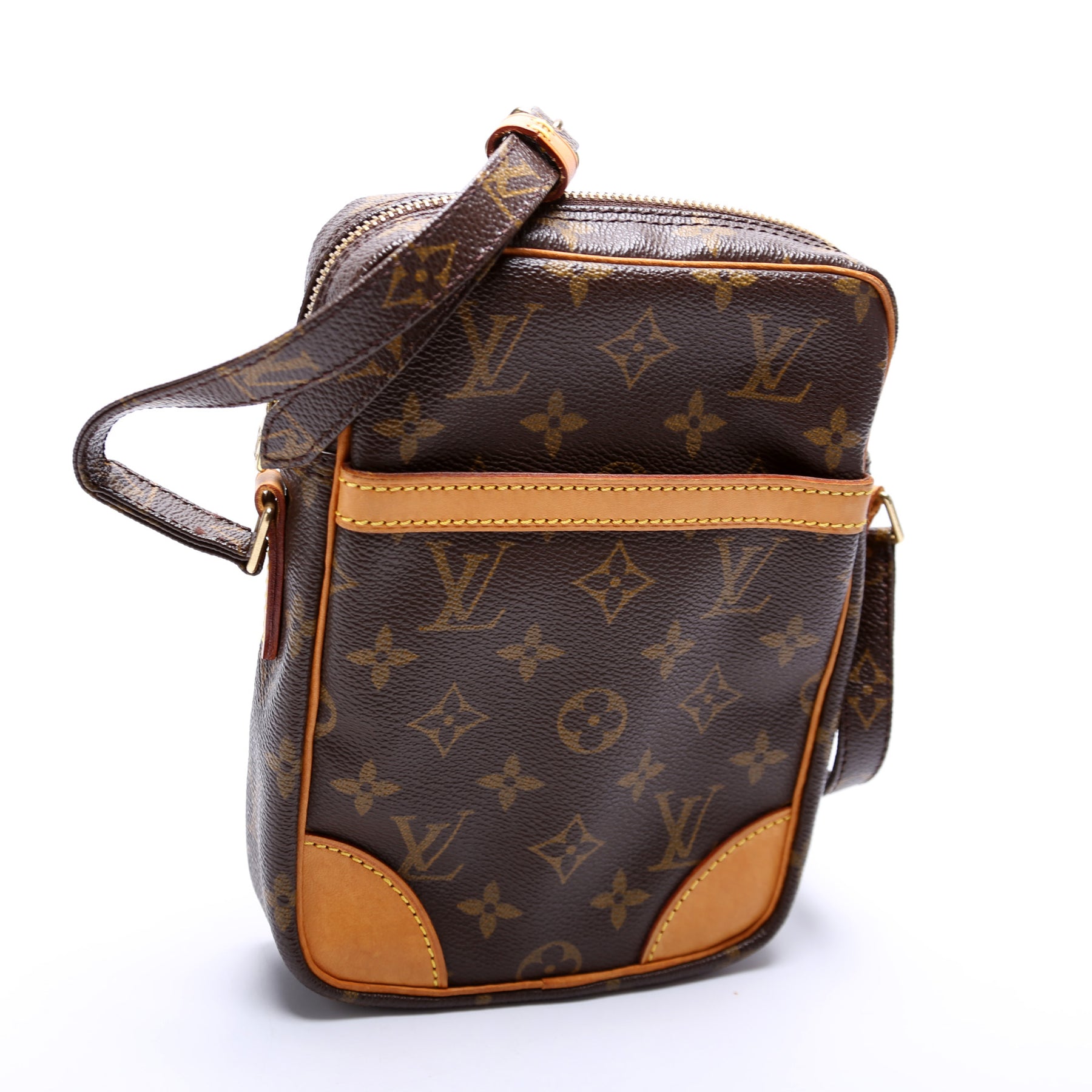 Louis Vuitton - Authenticated Danube Handbag - Cloth Brown for Women, Good Condition