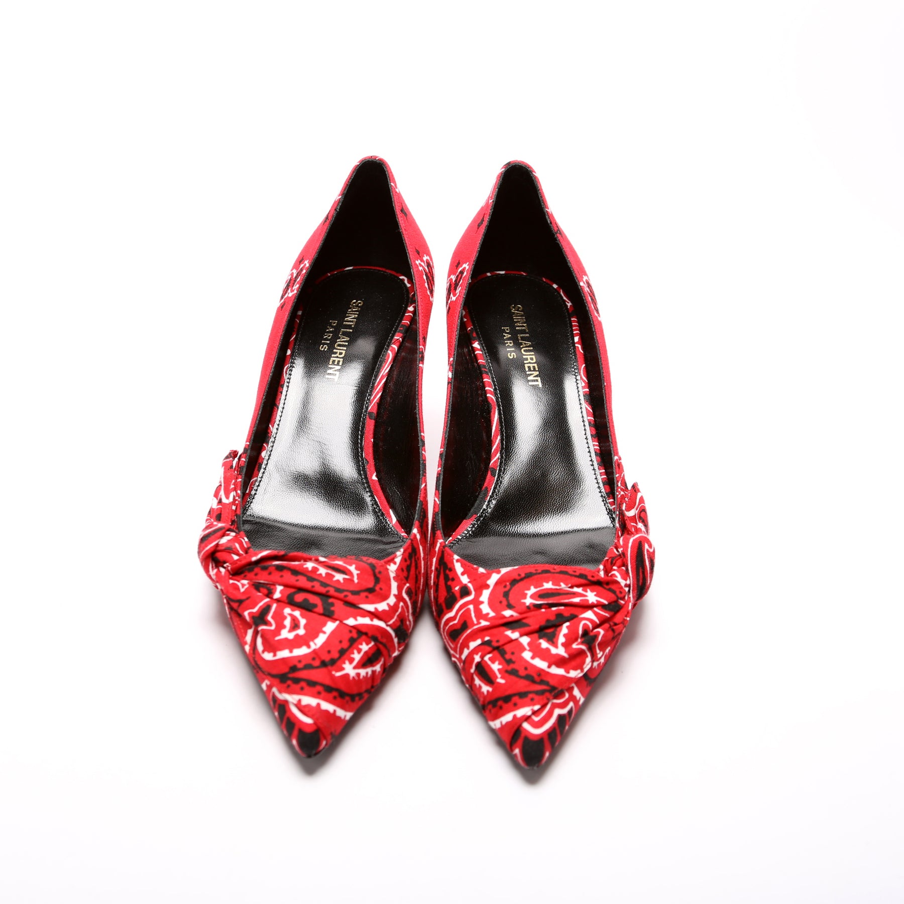 Bandana discount heels red