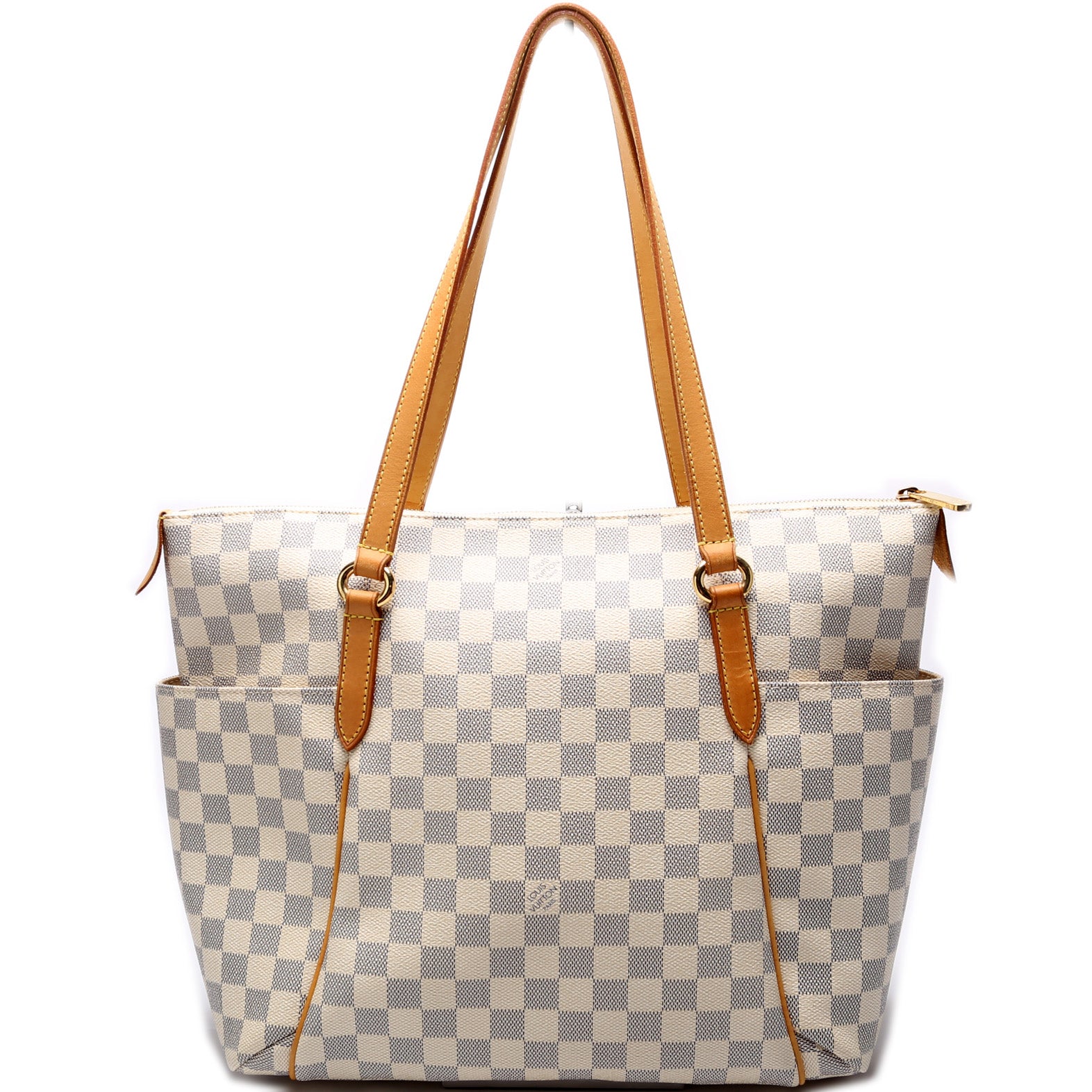 Louis Vuitton, Bags, 0 Authentic Louis Vuitton Totally Mm Damier Azur  Tote Bag