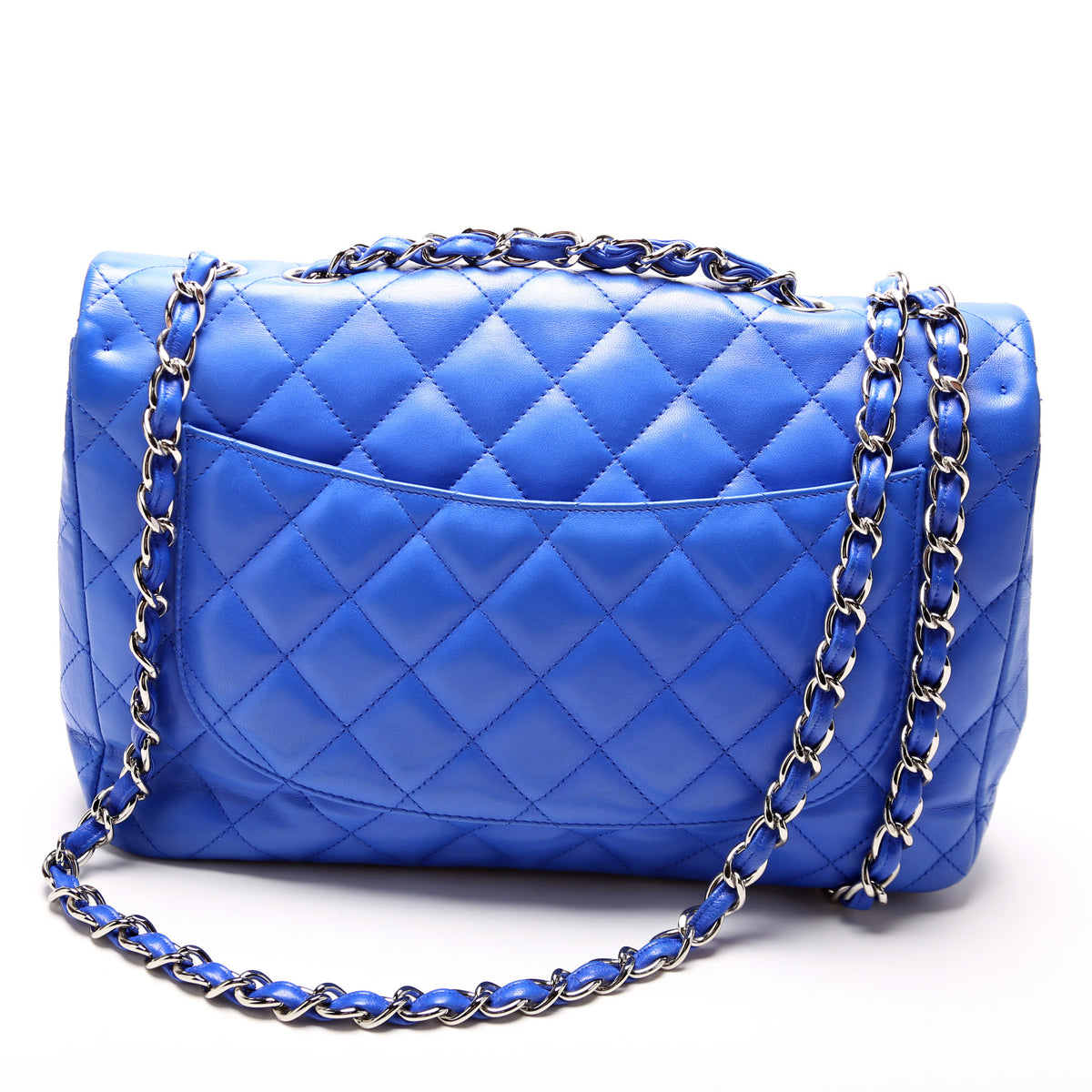 Timeless/classique leather handbag Chanel Blue in Leather - 34564244