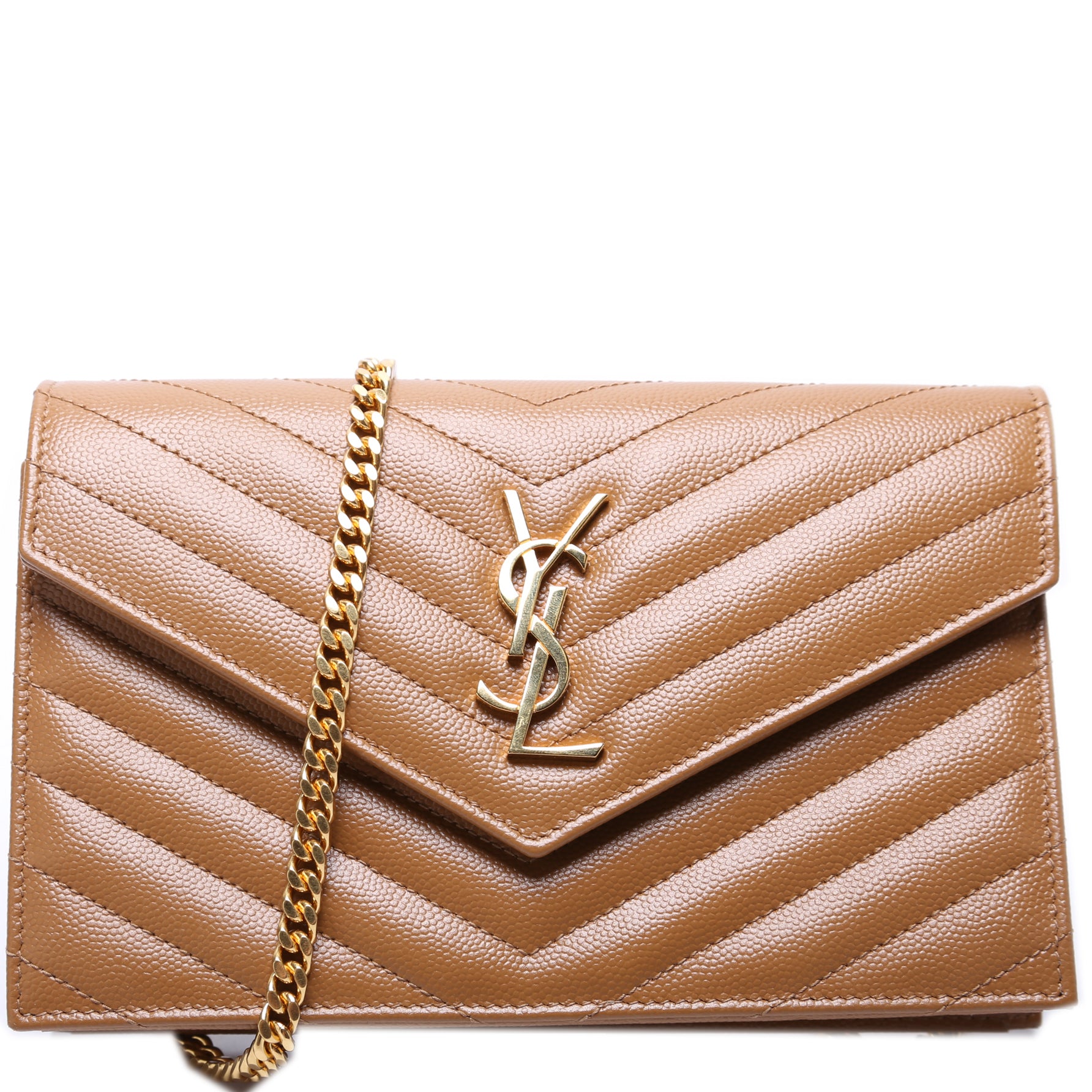 YSL Saint Laurent envelope chain wallet handbag new with tags in