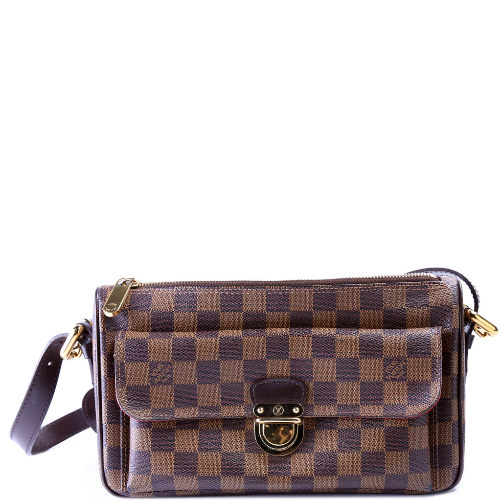 Louis+Vuitton+Ravello+Shoulder+Bag+GM+Brown+Canvas+Damier for sale