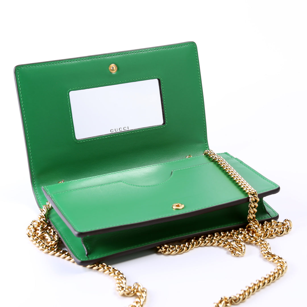 723787 GG Matelasse Chain Wallet