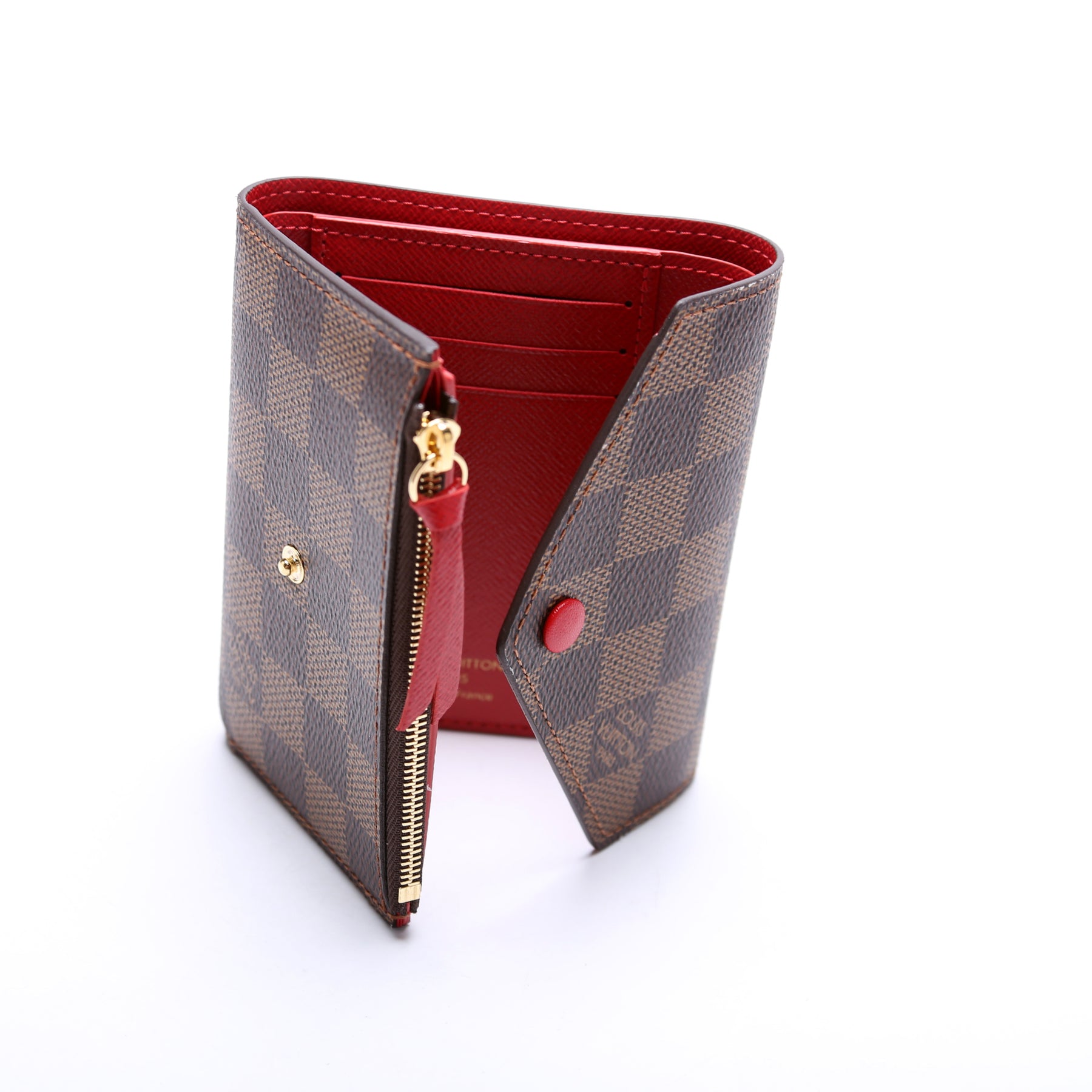 Victorine Wallet Damier Ebene – Keeks Designer Handbags