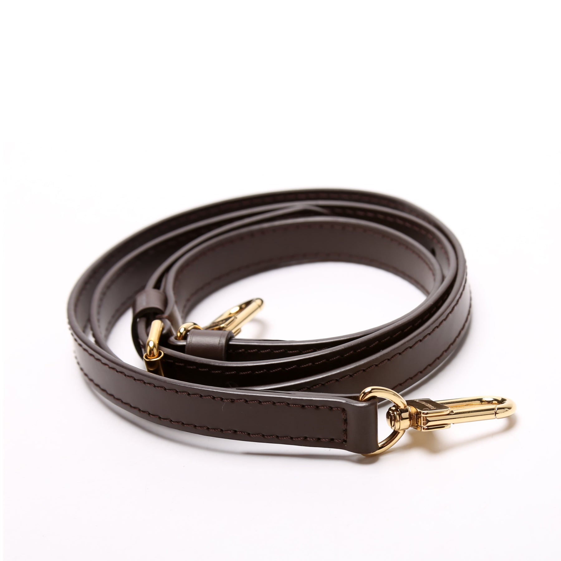 Adjustable Shoulder Strap 16 mm Ebene Epi Leather - Handbags