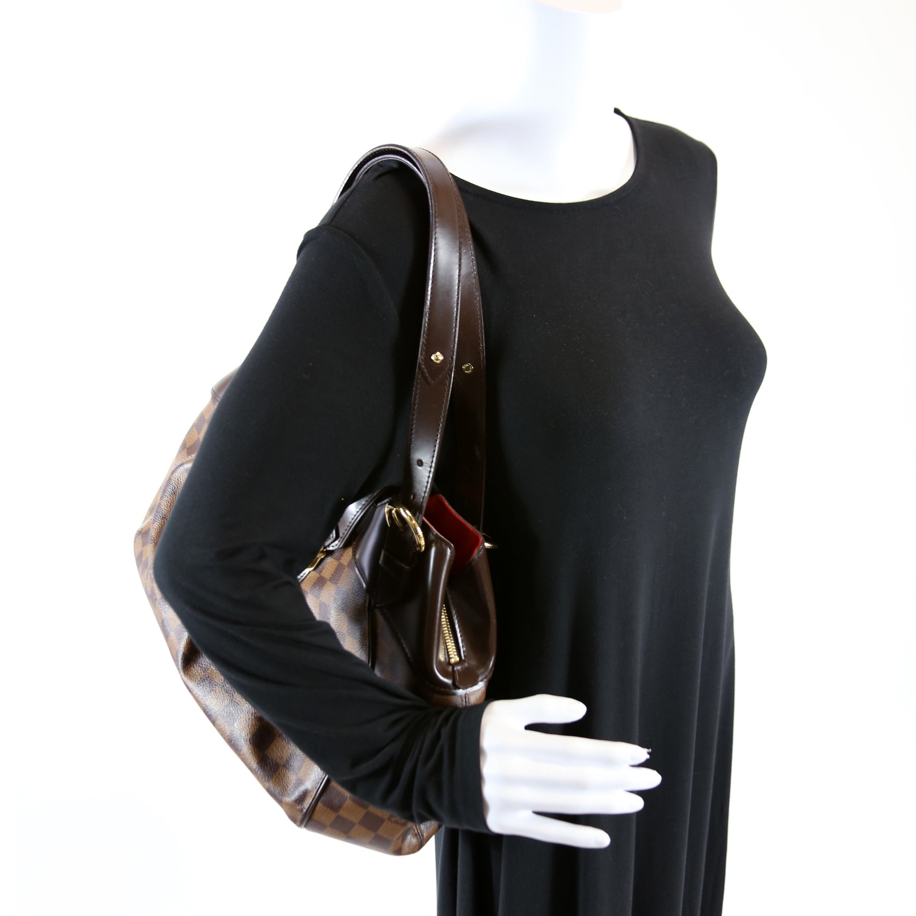Sistina GM Damier Ebene – Keeks Designer Handbags