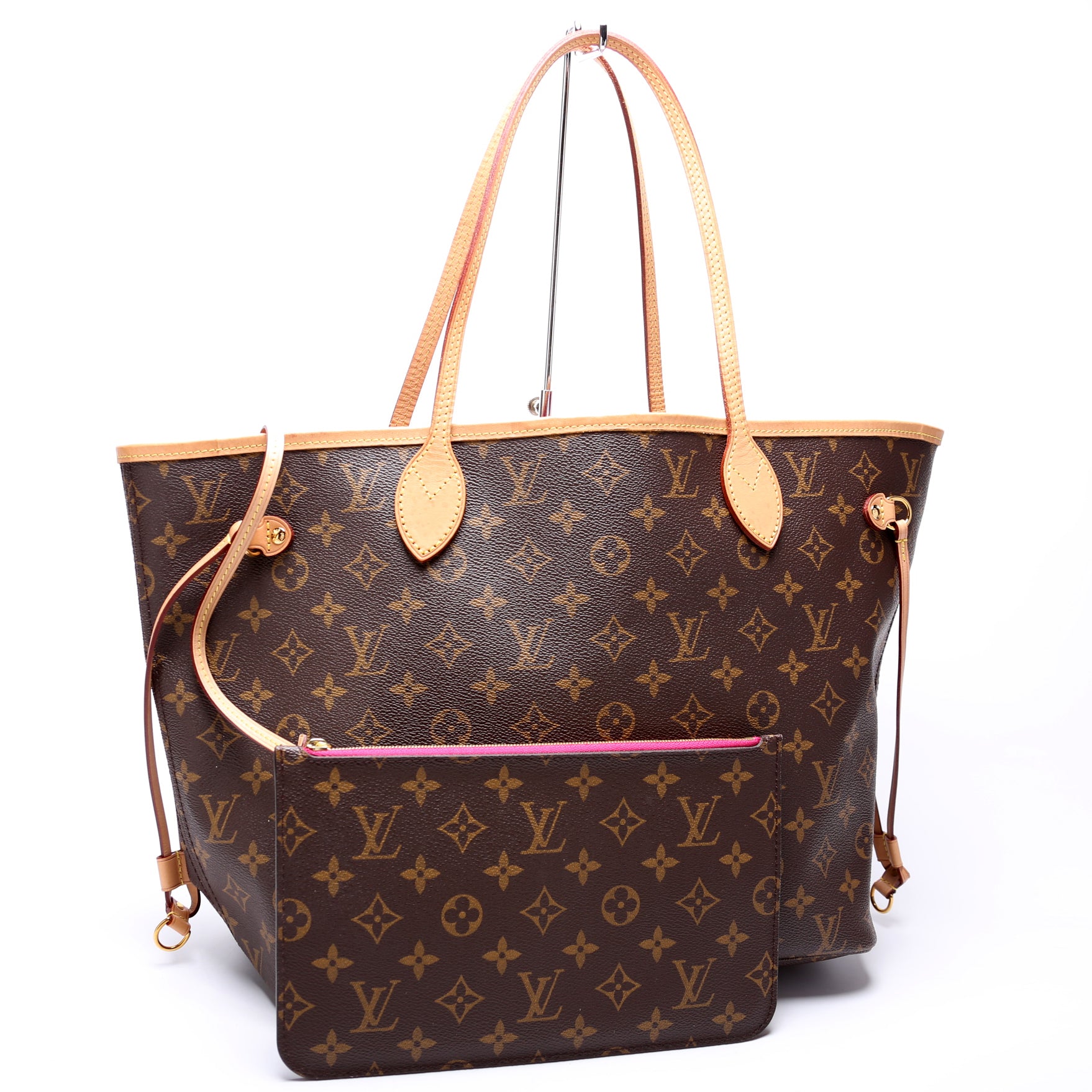 louis vuitton neverfull mm good condition comes with wallet !