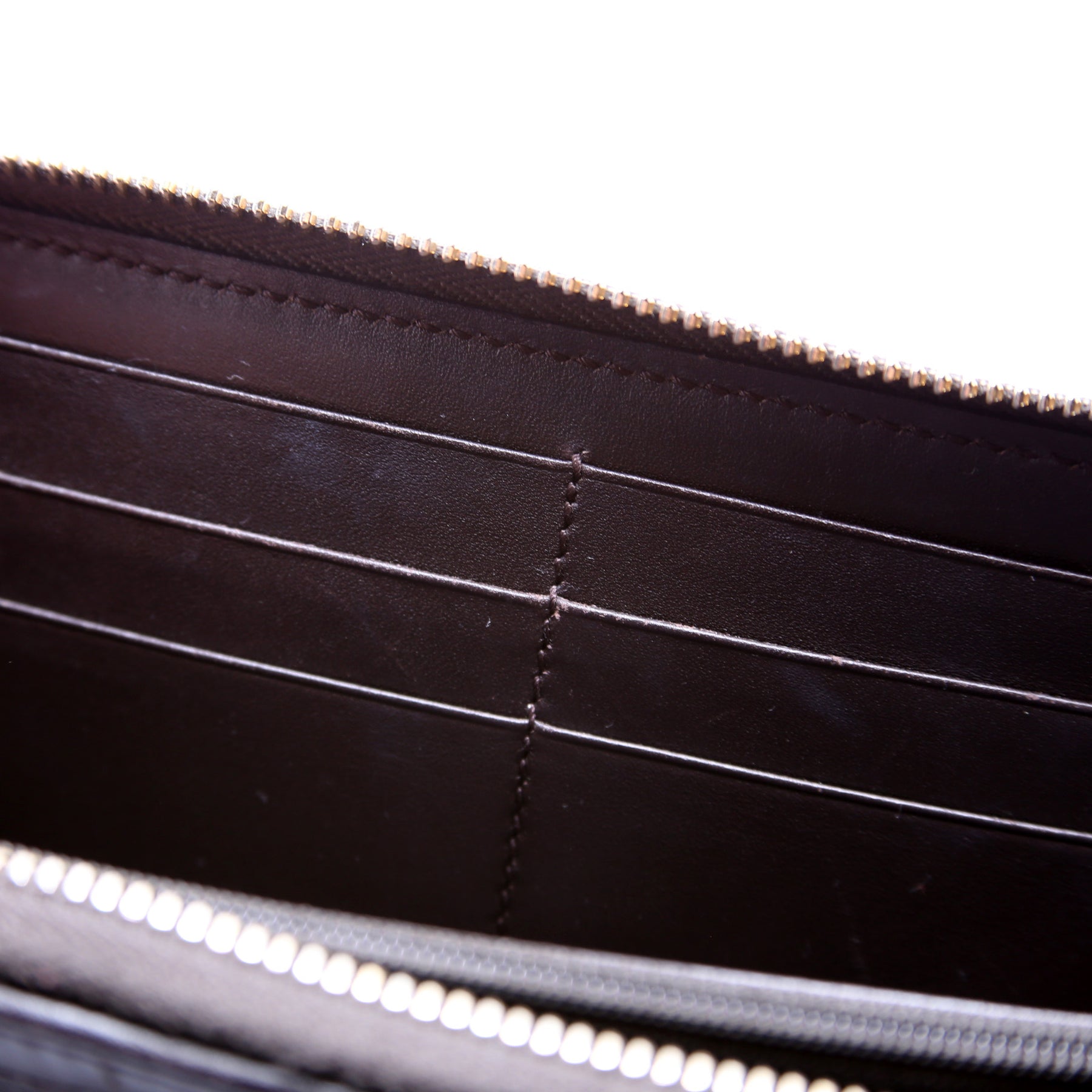 353651 GG Canvas Web Bamboo Tassel Zip Around Wallet