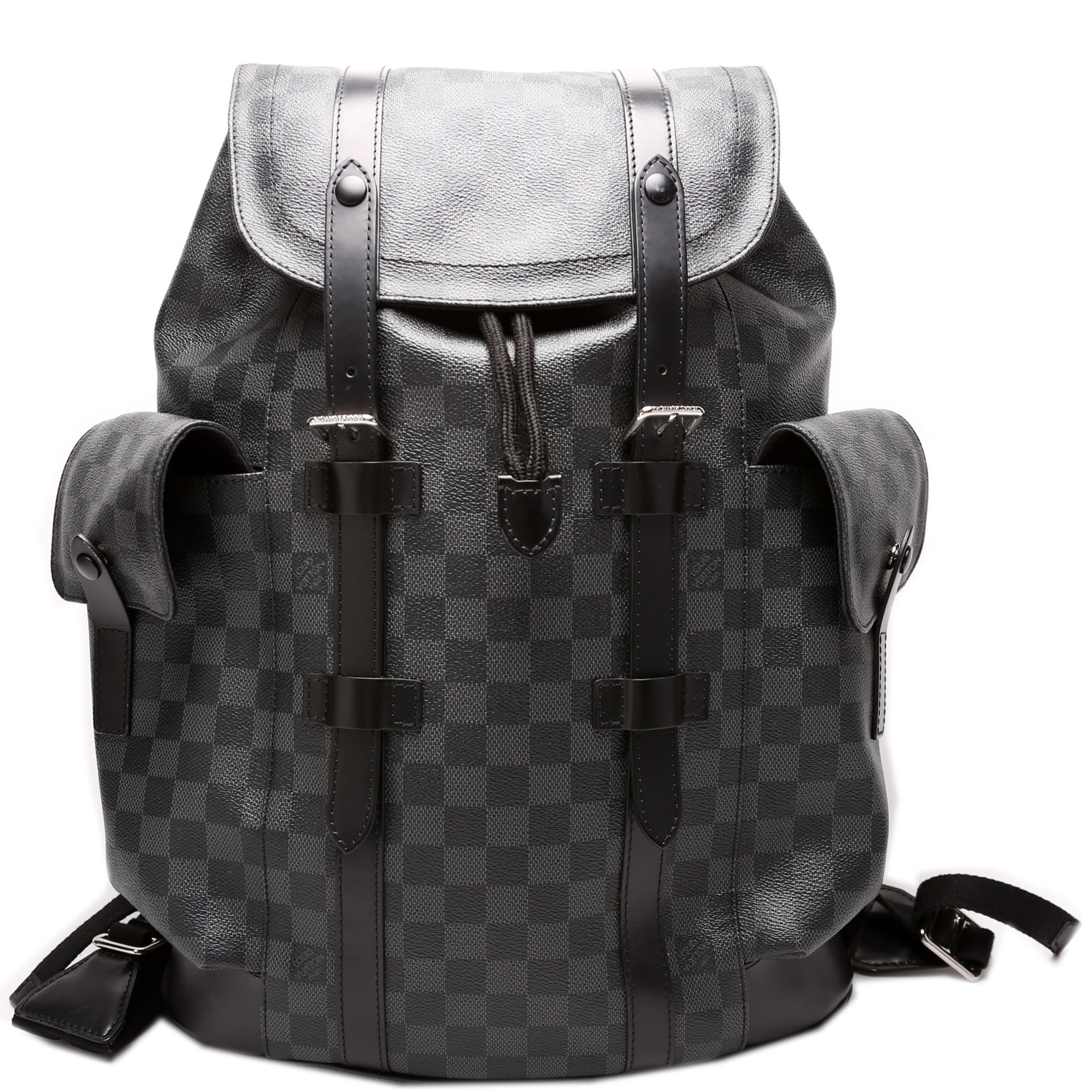 Christopher MM Backpack - Luxury Damier Graphite Canvas Grey
