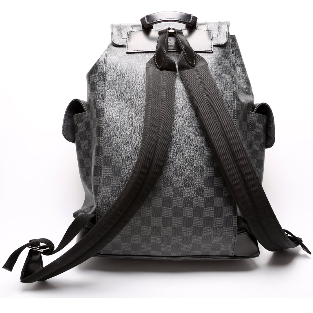 Louis vuitton christopher backpack fake best sale