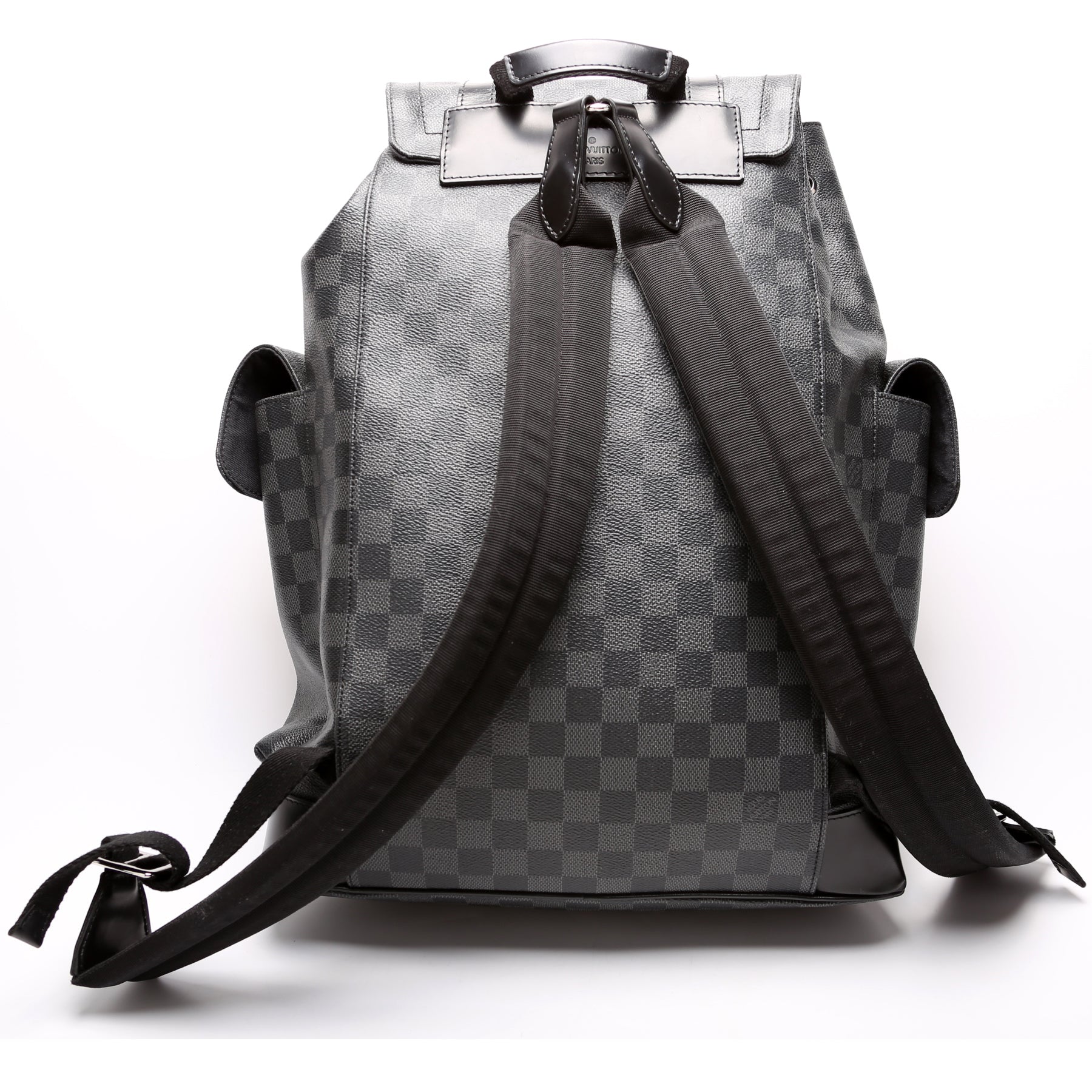 Christopher MM Backpack - Luxury Damier Graphite Canvas Grey