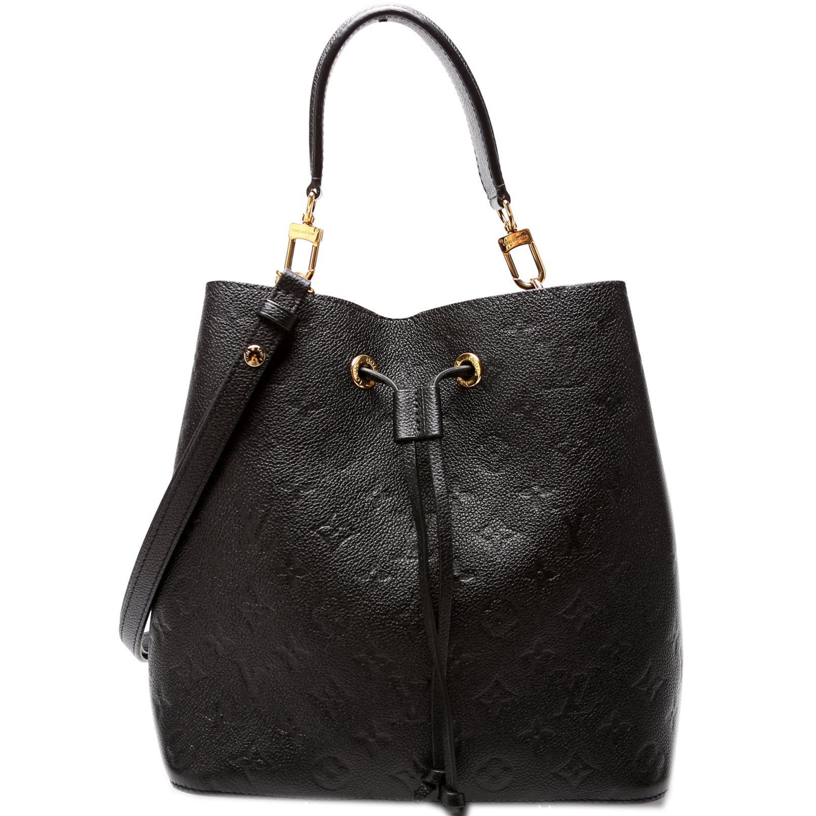 Louis Vuitton Black/Monogram Neo Noe MM Bucket Bag