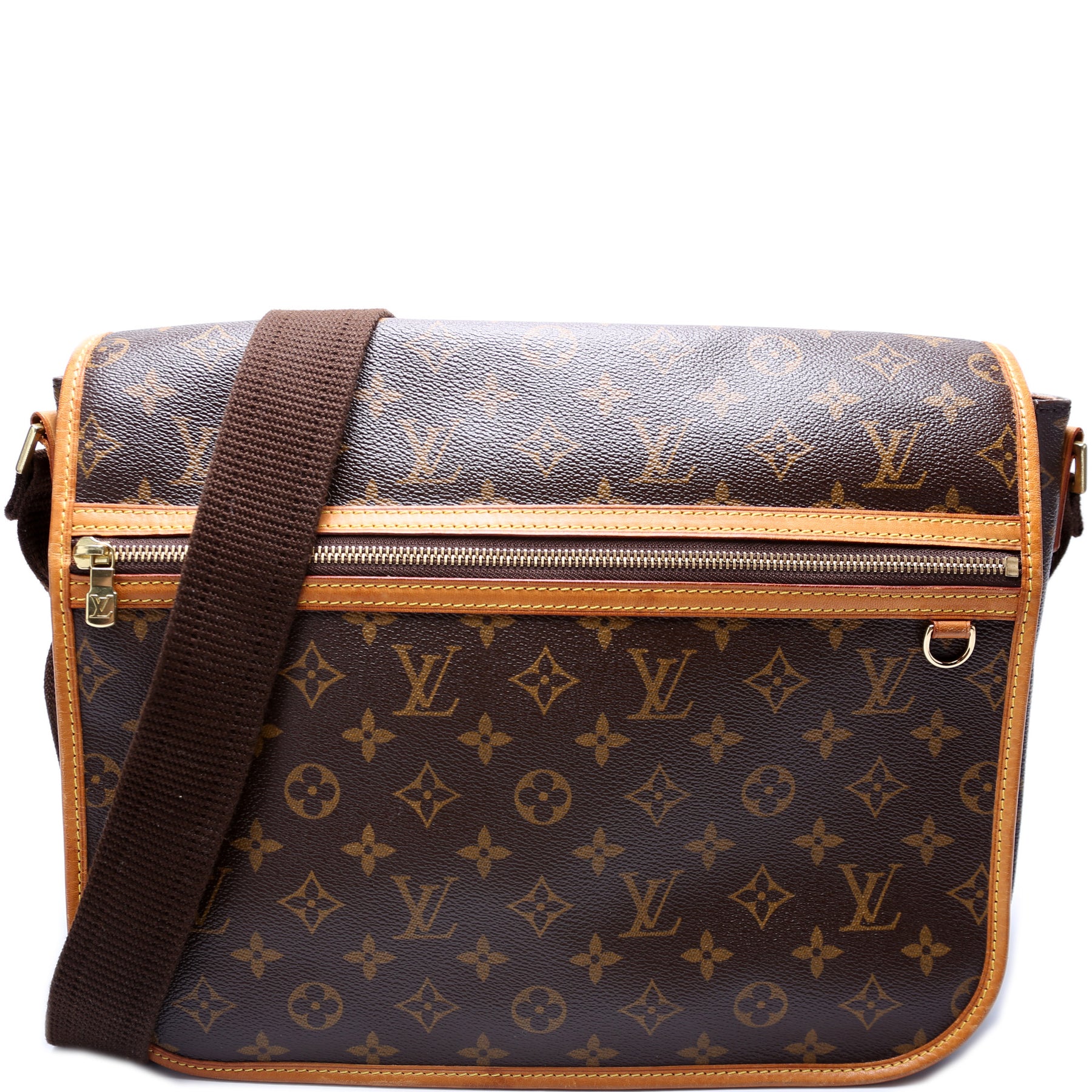 Louis Vuitton Vintage Brown Monogram Pochette Bosphore Canvas Crossbody Bag, Best Price and Reviews