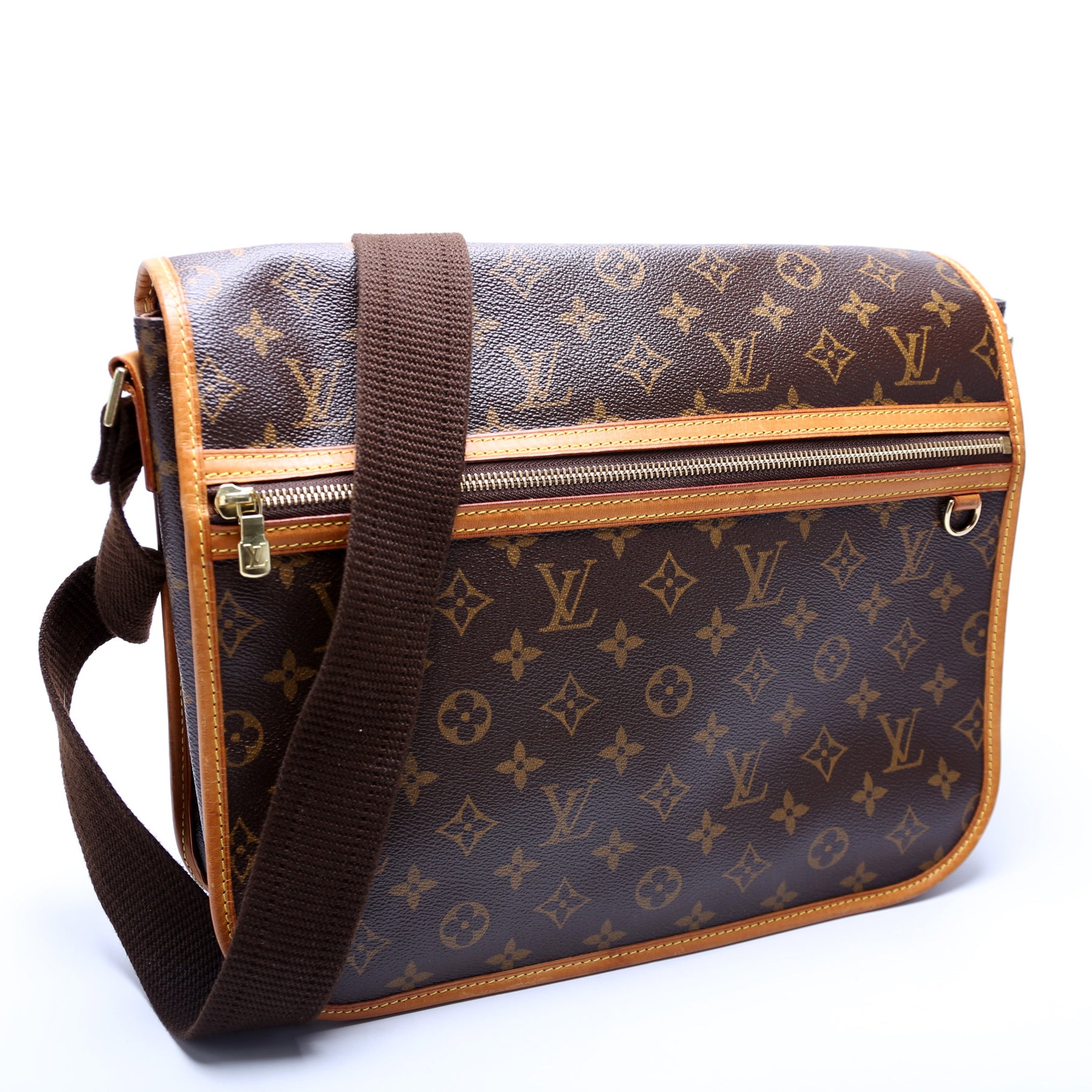 Louis Vuitton Bosphore GM Canvas Messenger Bag on SALE