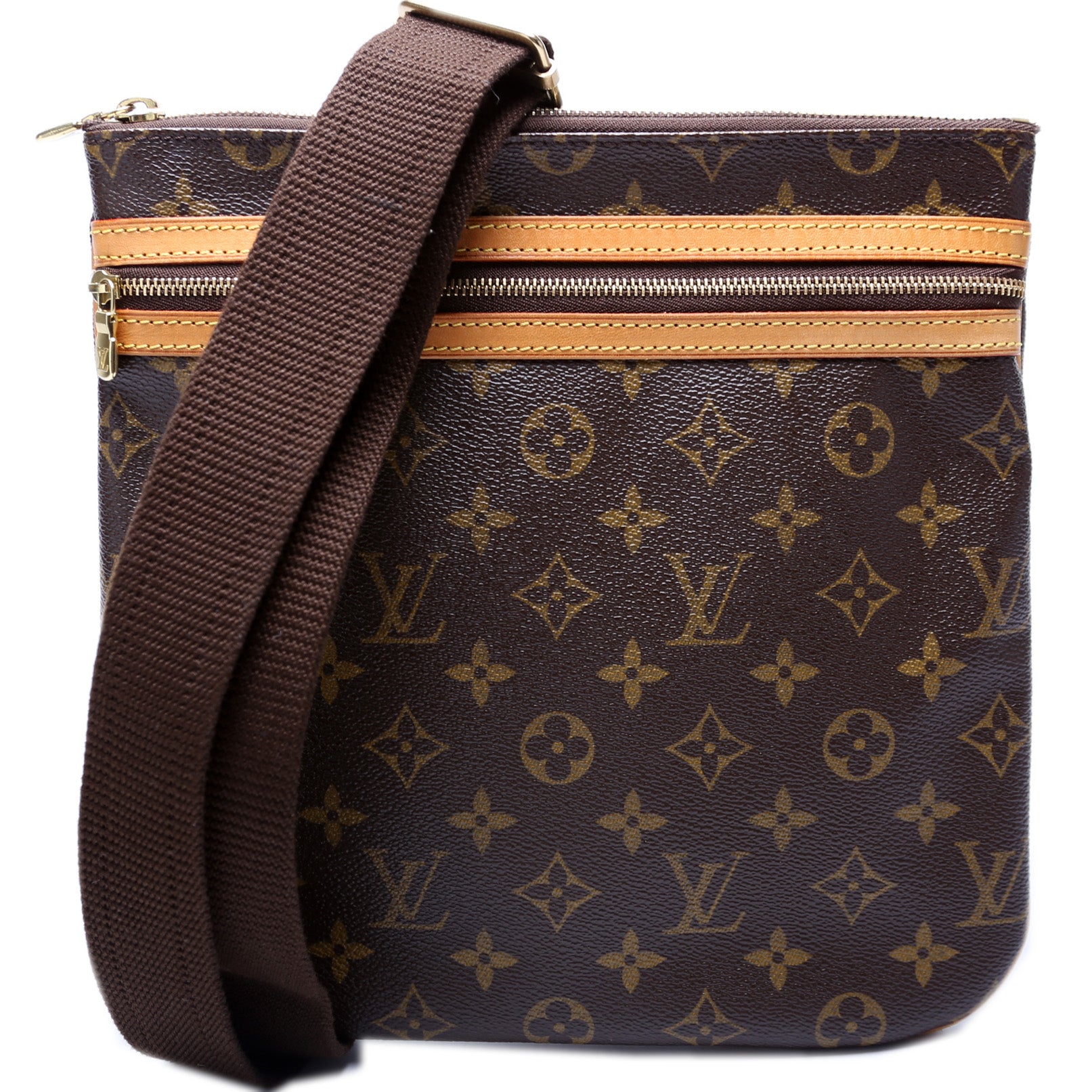 Louis Vuitton Pochette Bosphore Crossbody Shoulder Bag Monogram
