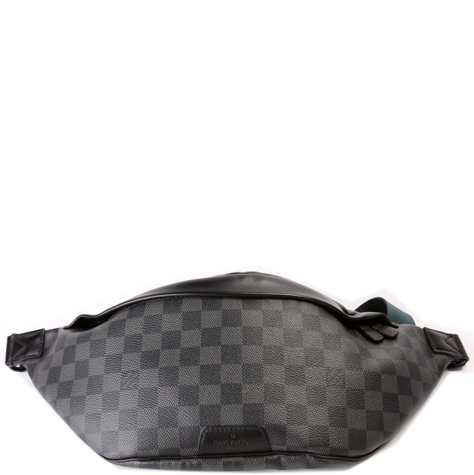 Louis+Vuitton+Discovery+Damier+Graphite+Belt+Bag+Black+Canvas for sale  online