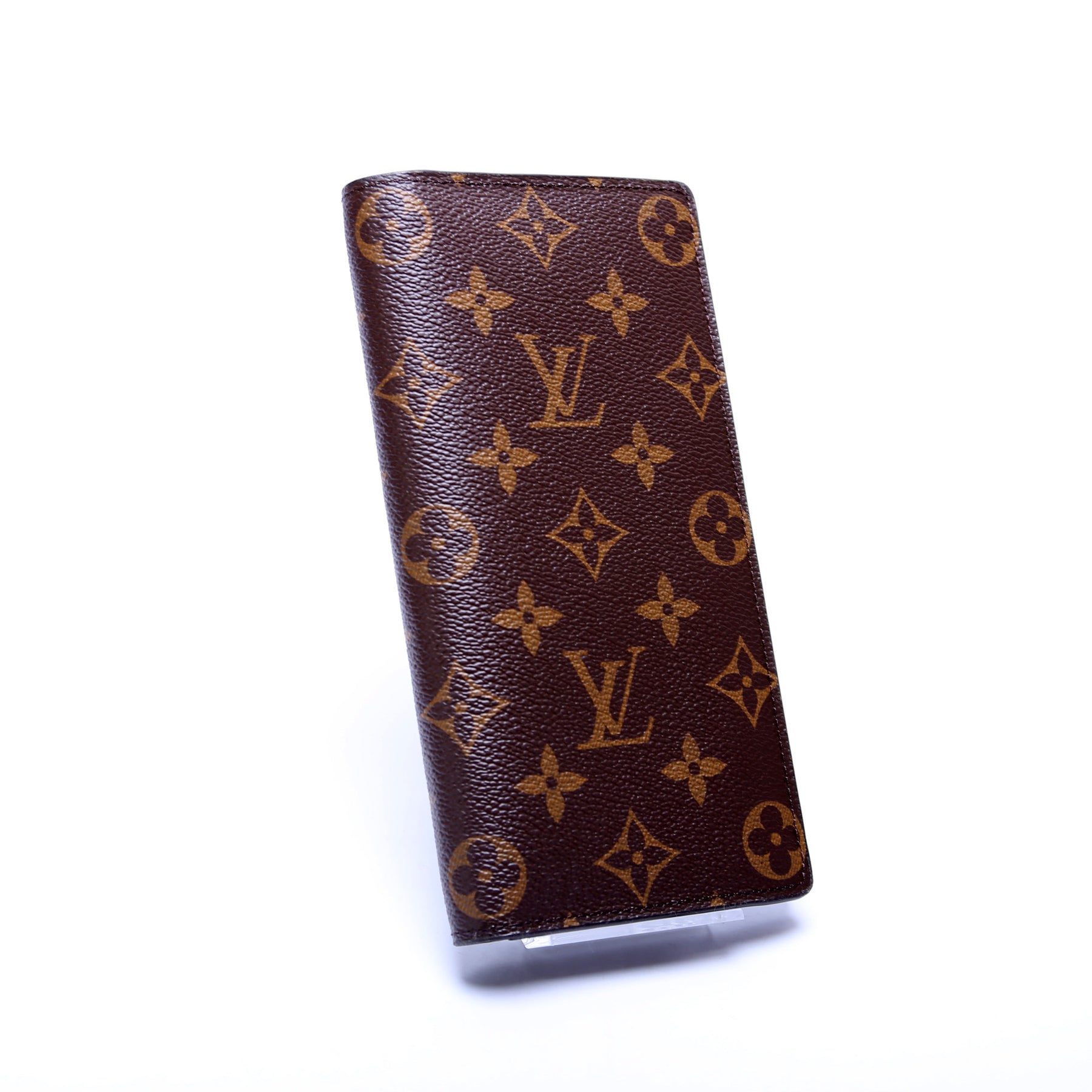 Pre-Owned Louis Vuitton Brazza Wallet MonogramBrown 