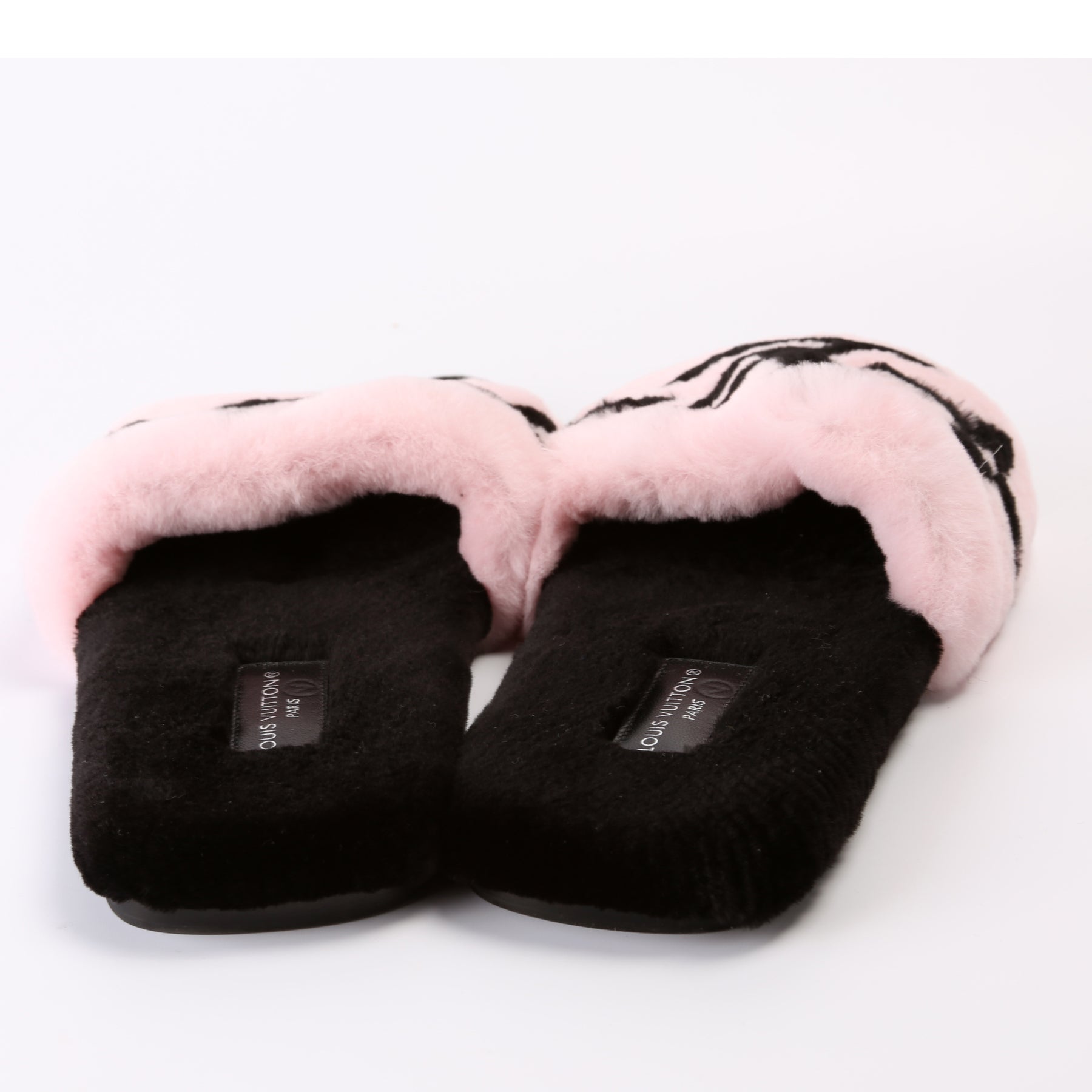 Fay Flat Mules Mink Fur Size 37 – Keeks Designer Handbags