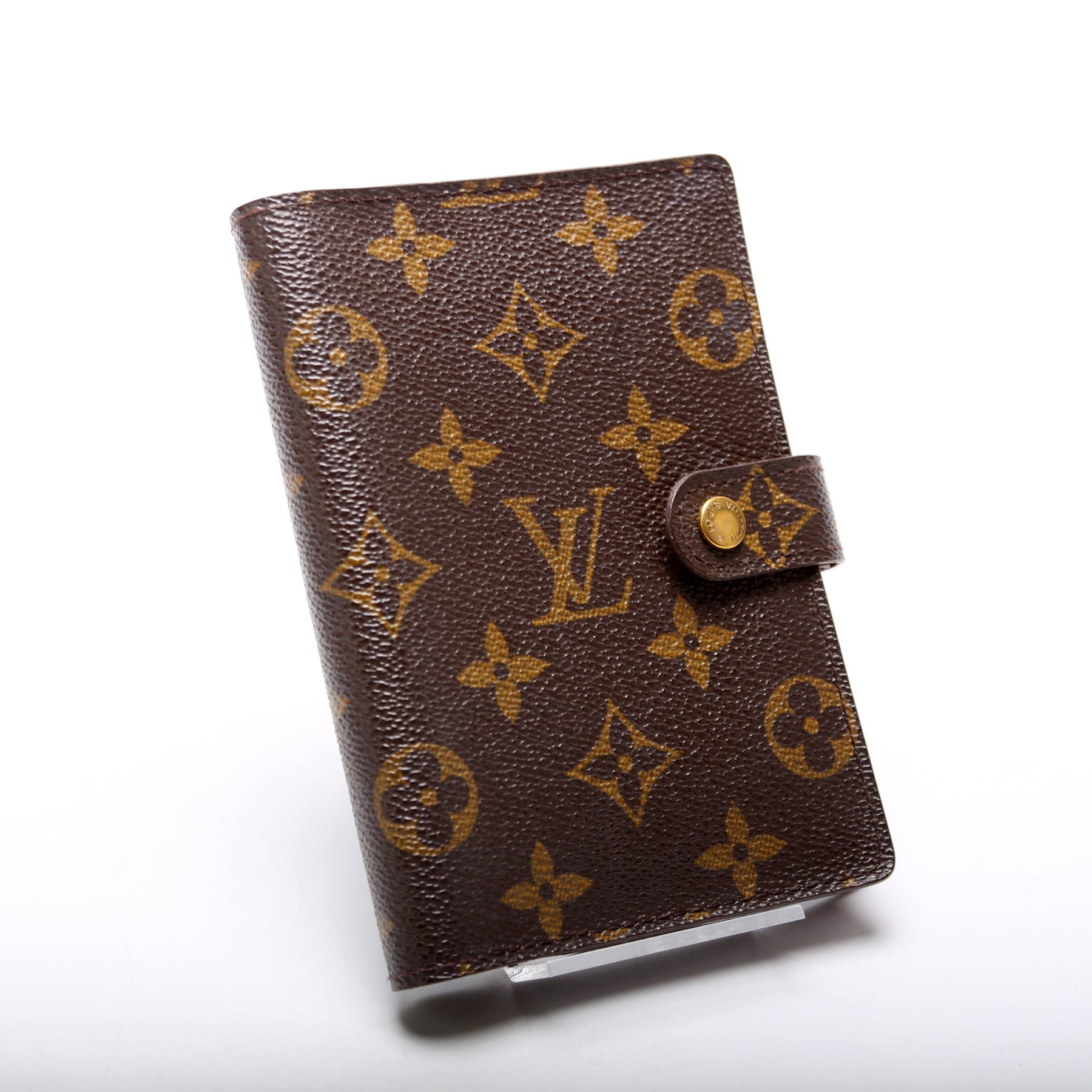 Louis Vuitton Agenda Cover Small Ring Monogram Brown