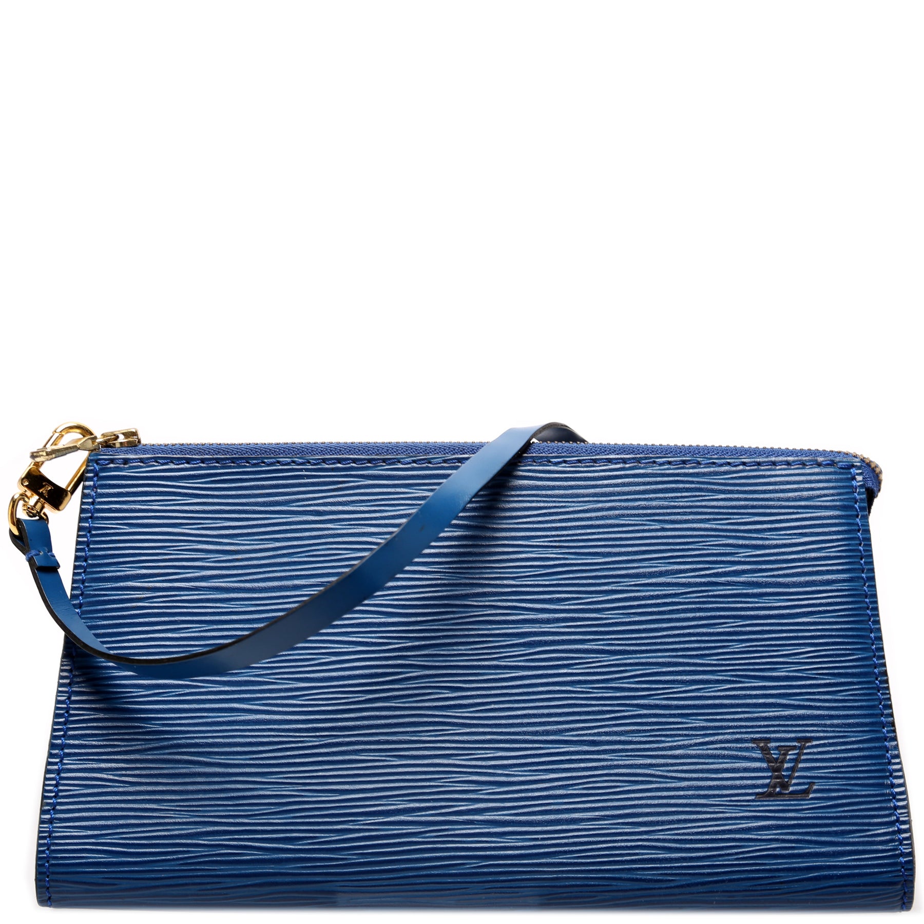 Louis Vuitton Green Epi Leather Pochette Accessories, with Dust