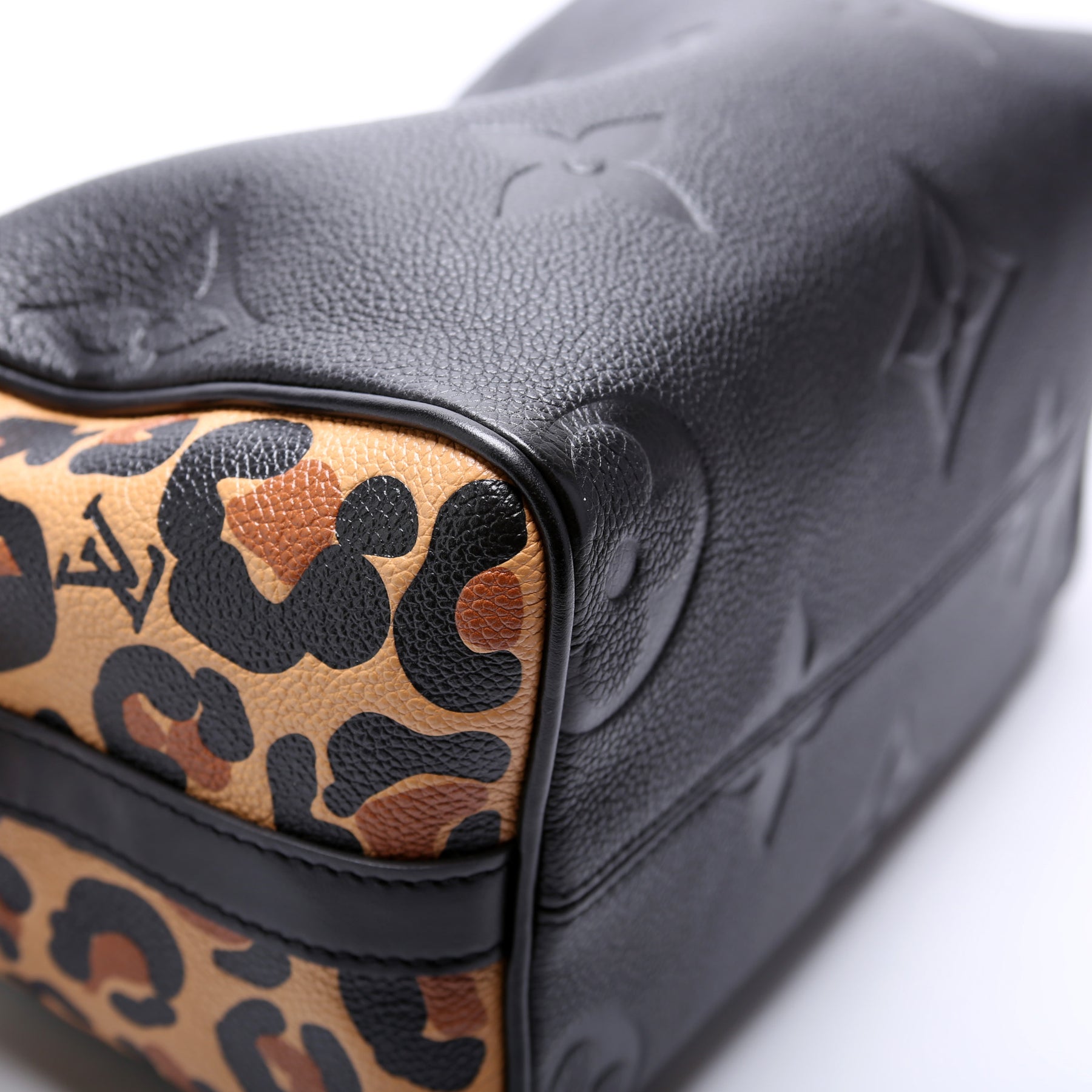 Louis Vuitton Black Empreinte Leather Wild at Heart Speedy Bandouliere 25  Bag - Yoogi's Closet