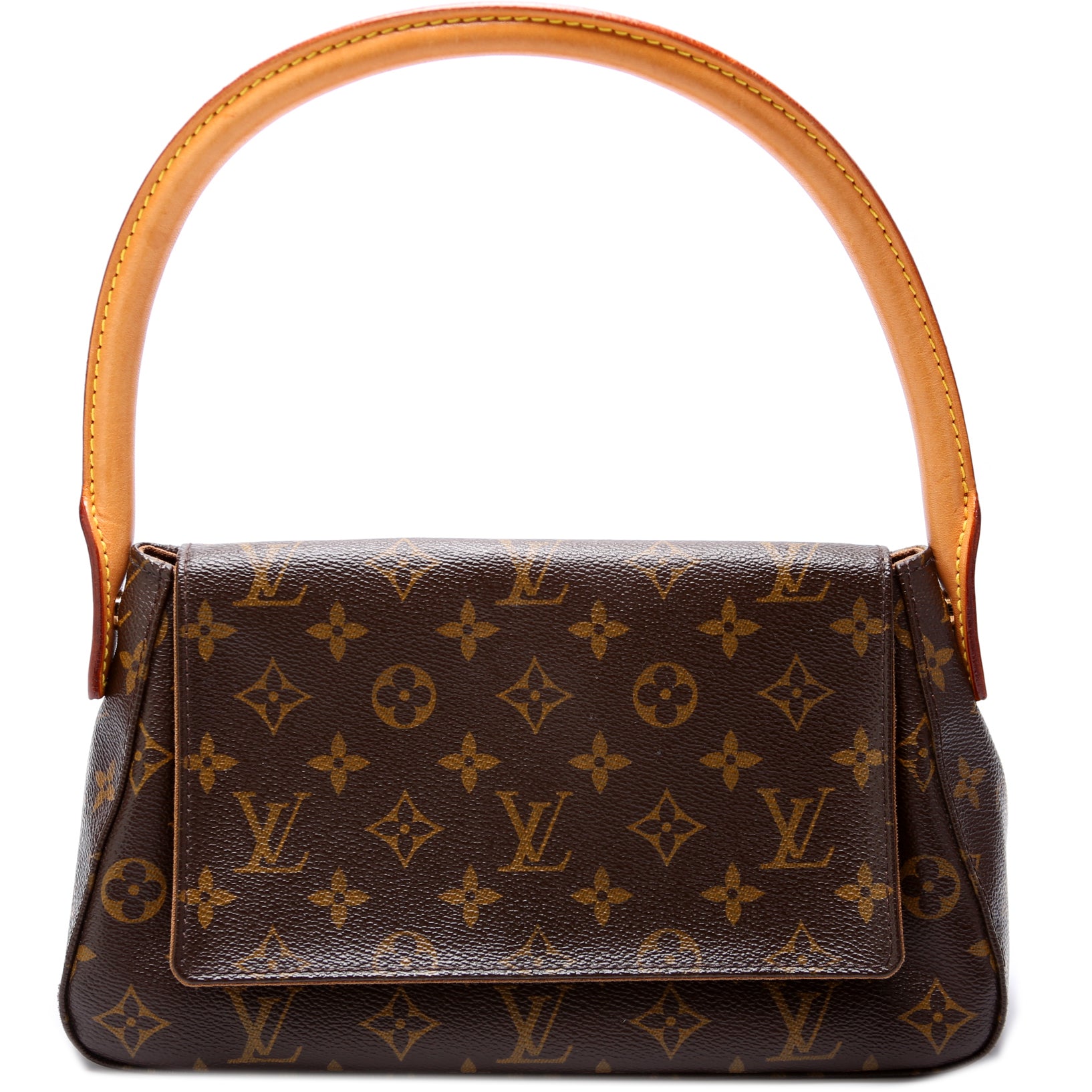 PRE-OWNED LOUIS VUITTON MONOGRAM CANVAS MINI LOOPING HAND/ SHOULDER BAG