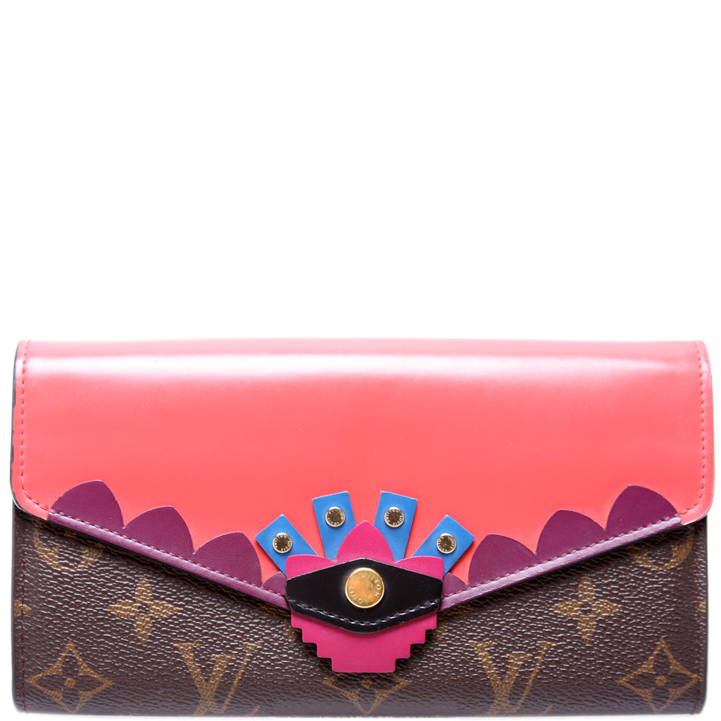 Sarah Wallet Monogram – Keeks Designer Handbags