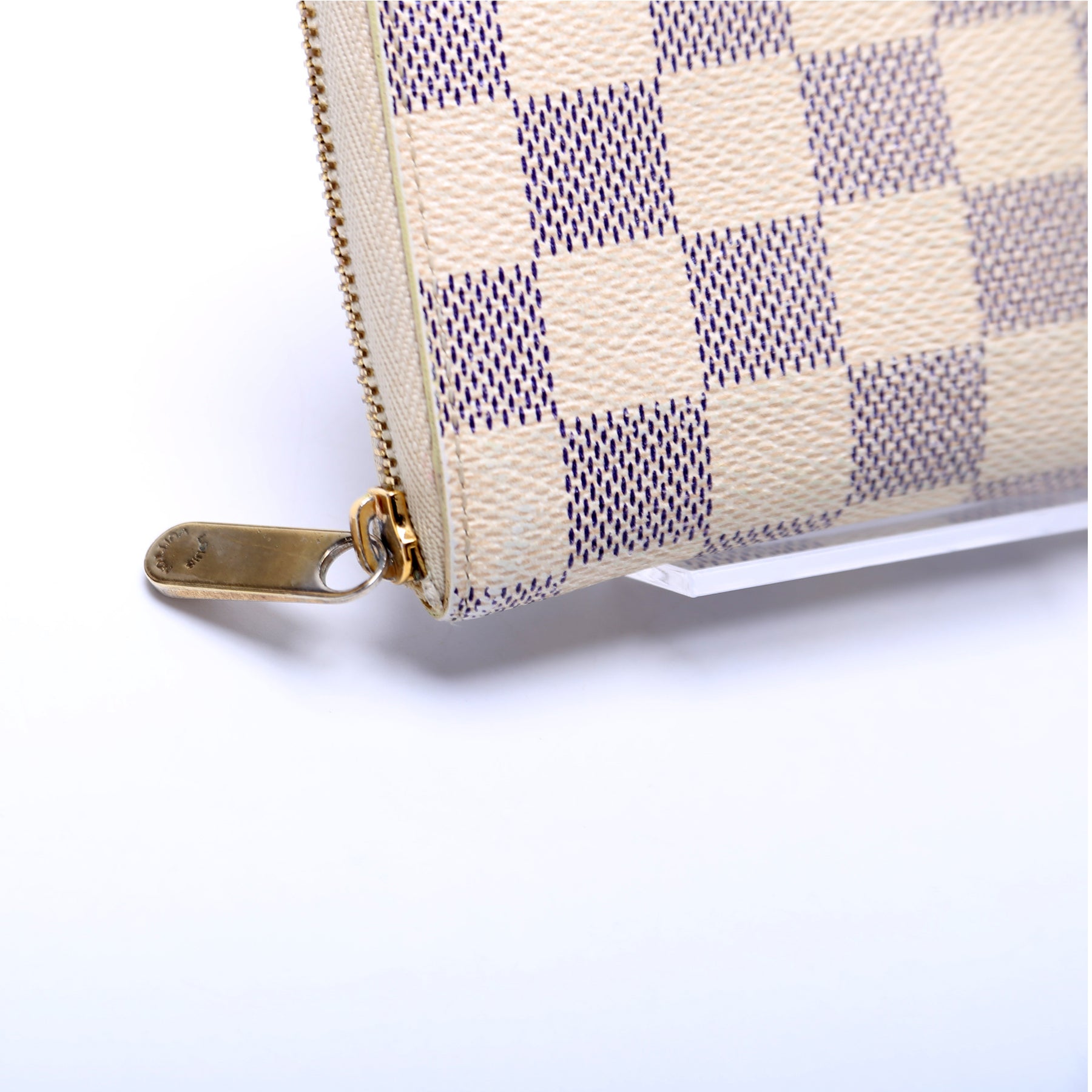 Zippy Coin Purse Damier Azur – Keeks Designer Handbags