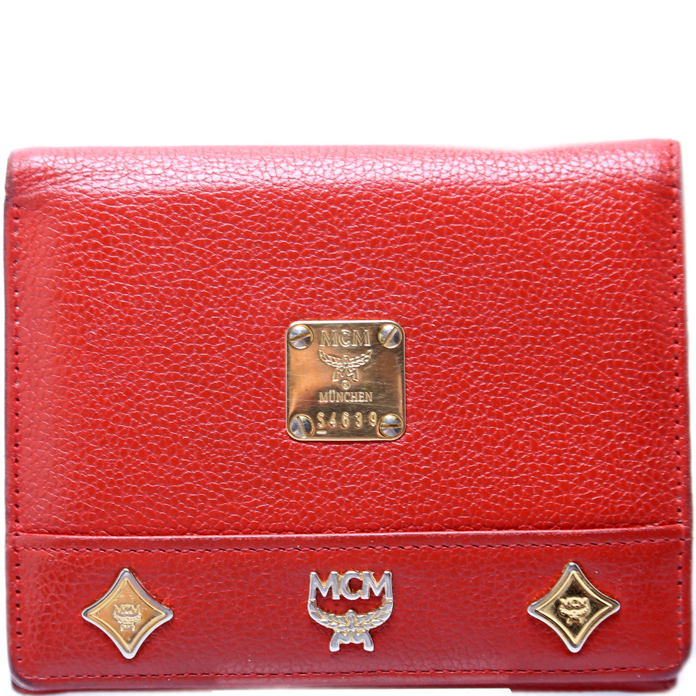Compact Wallet w/Coin Triomphe Leather – Keeks Designer Handbags