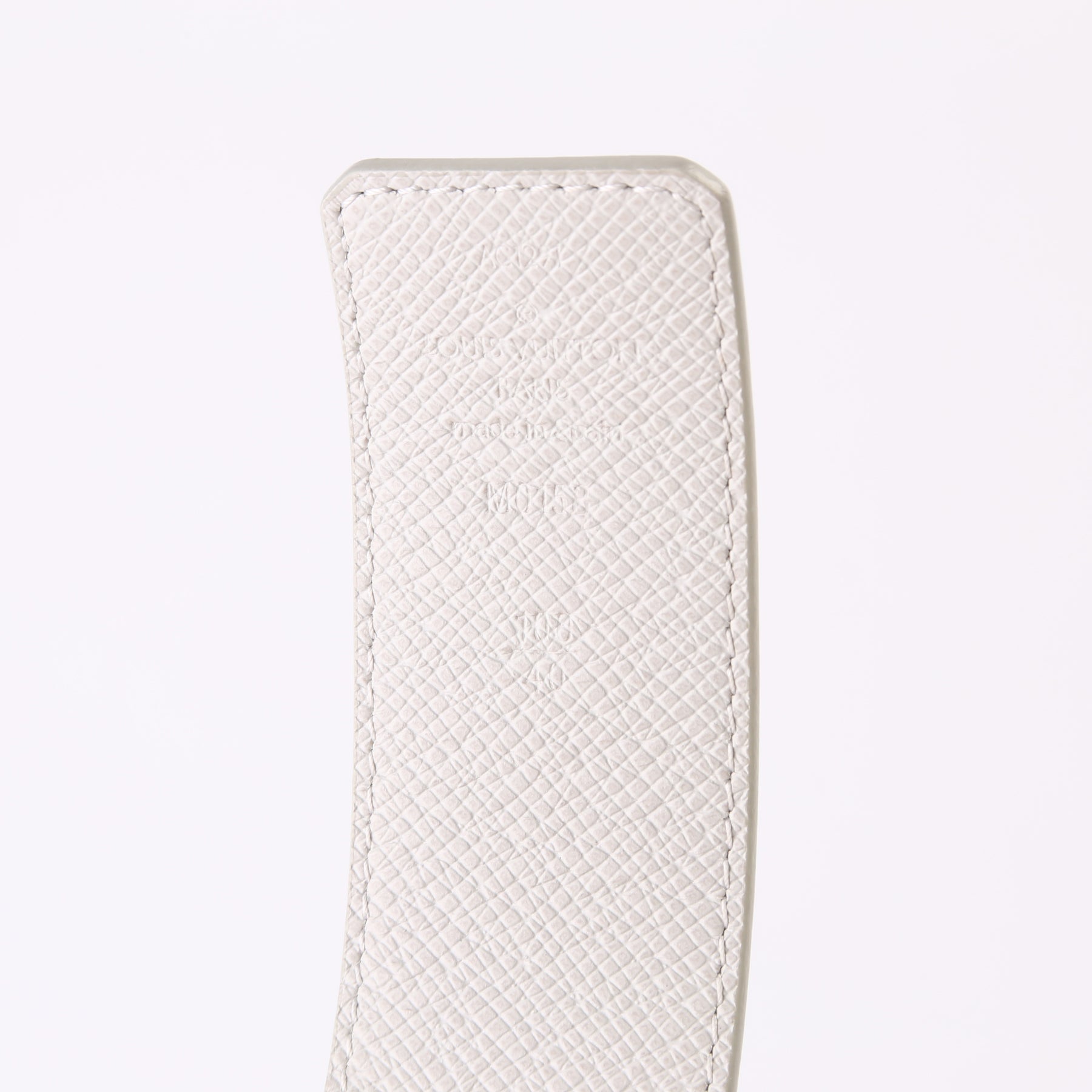 Initiales 40mm Taiga Monogram/Leather Reversible Belt Size 100/40