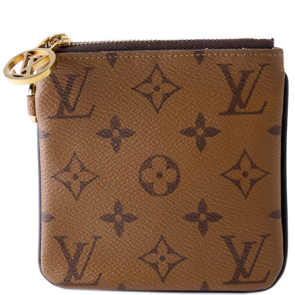 Louis Vuitton, Accessories, Louis Vuitton Reverse Monogram Square Pouch  With Strap