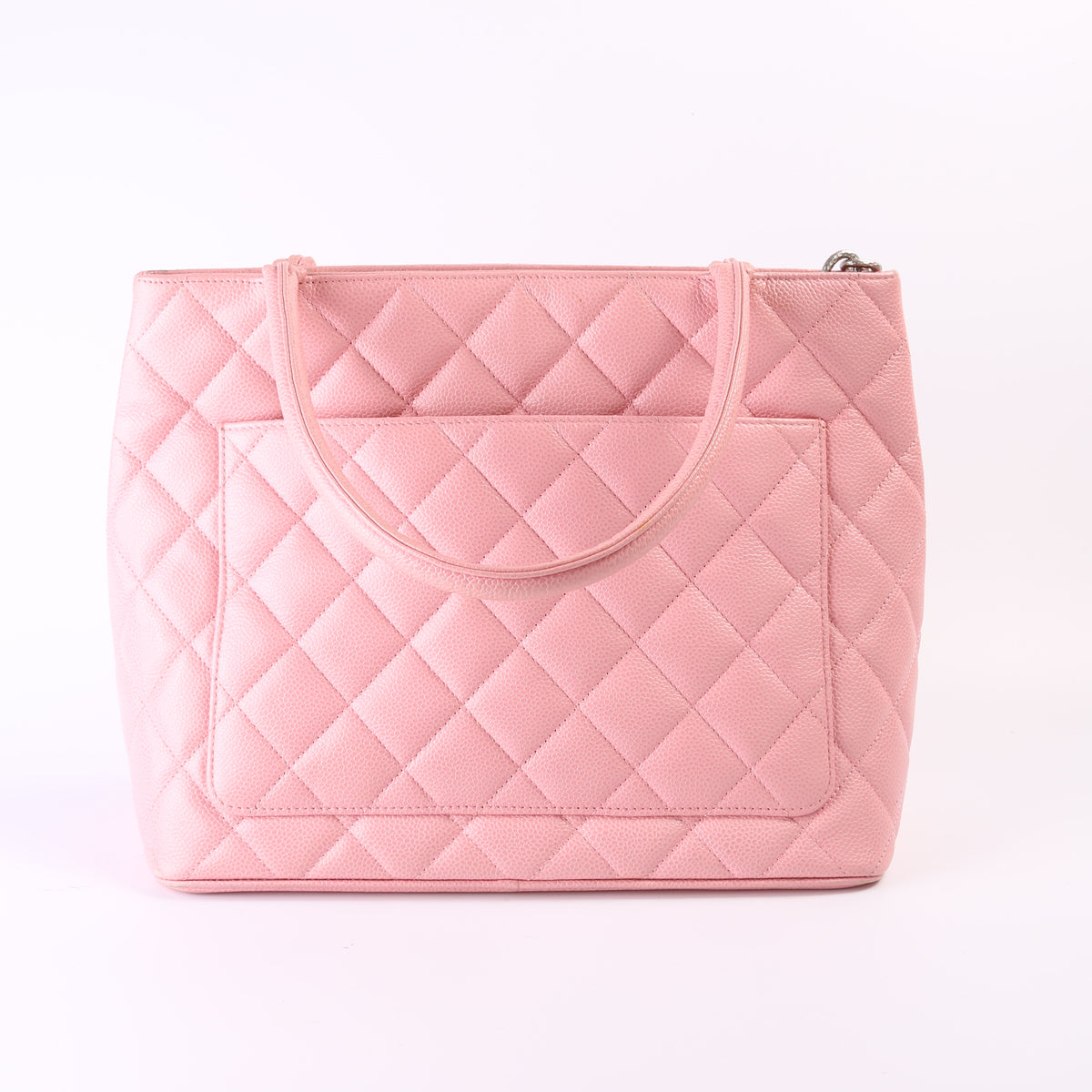 Chanel Quilted Medallion Tote Cavier Leather